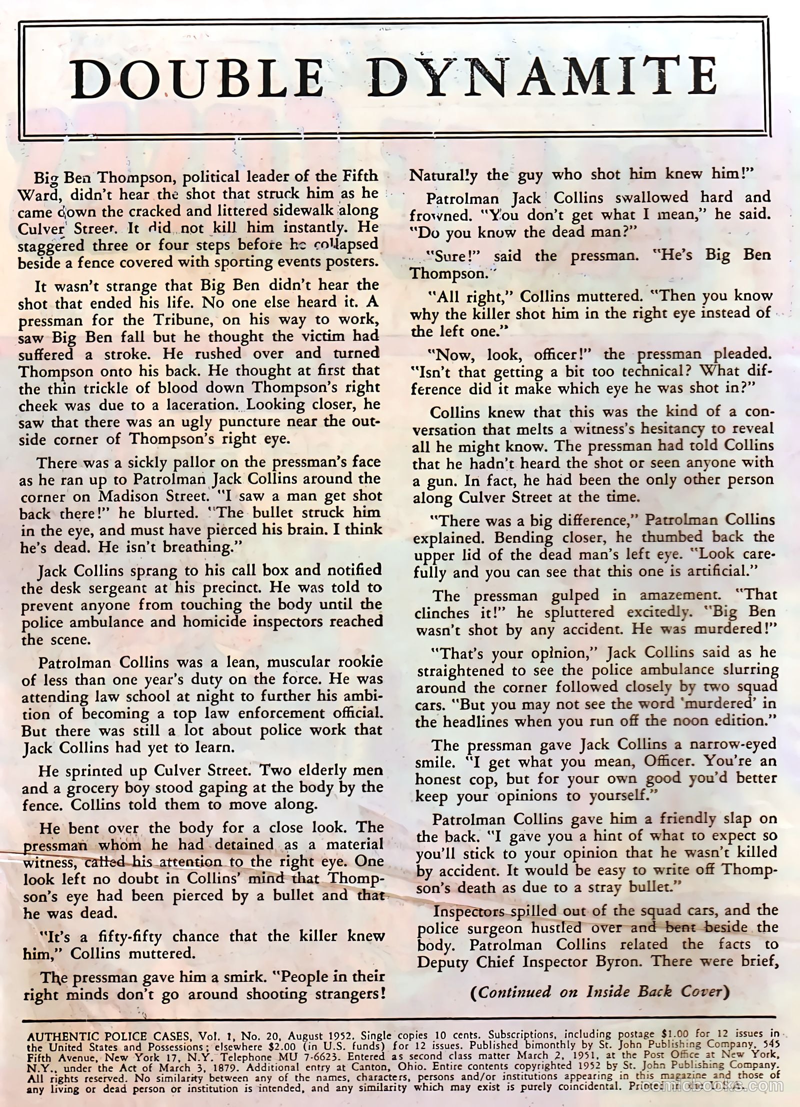 Authentic Police Cases #20 — page 2 of 37