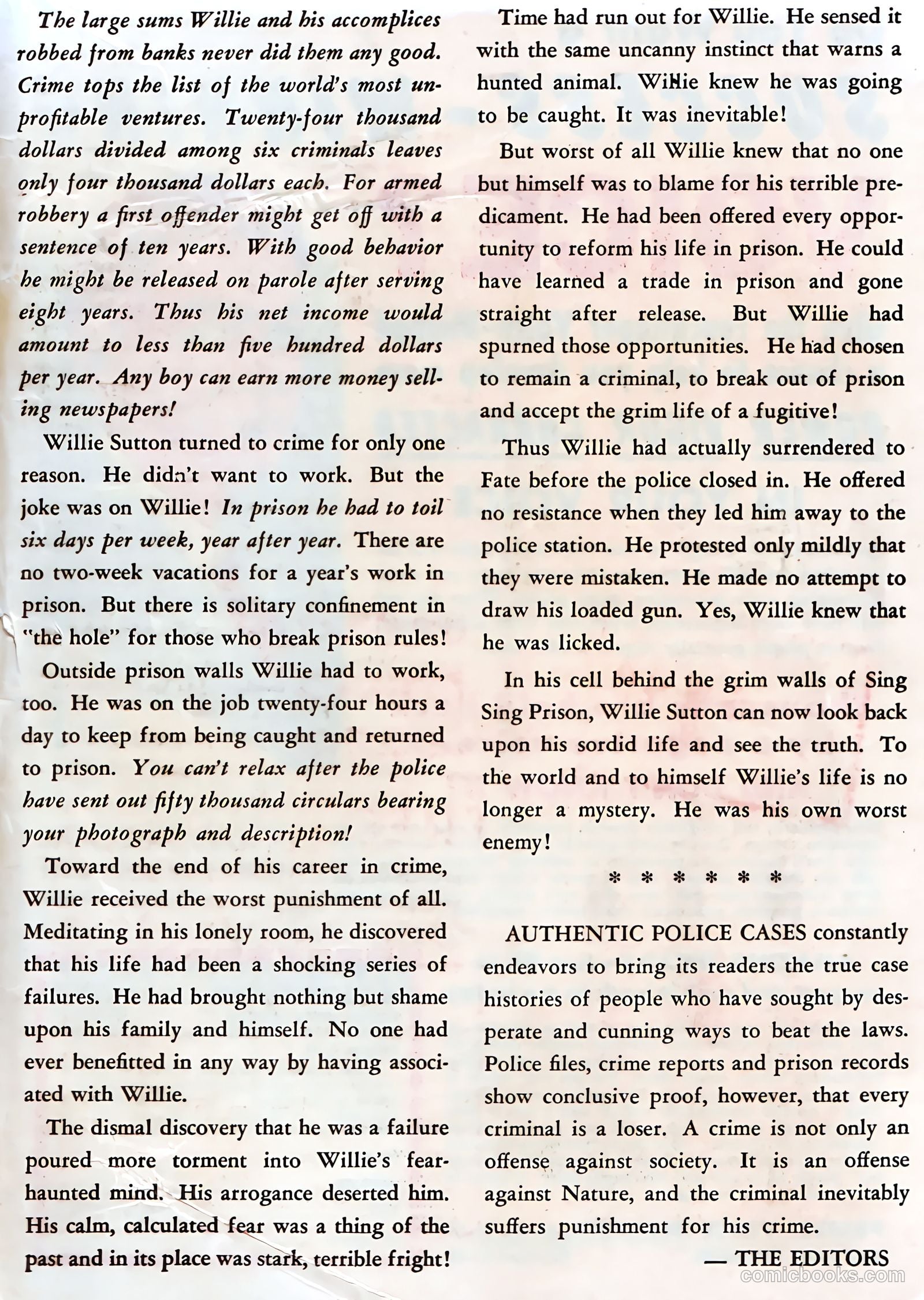 Authentic Police Cases #21 — page 35 of 36