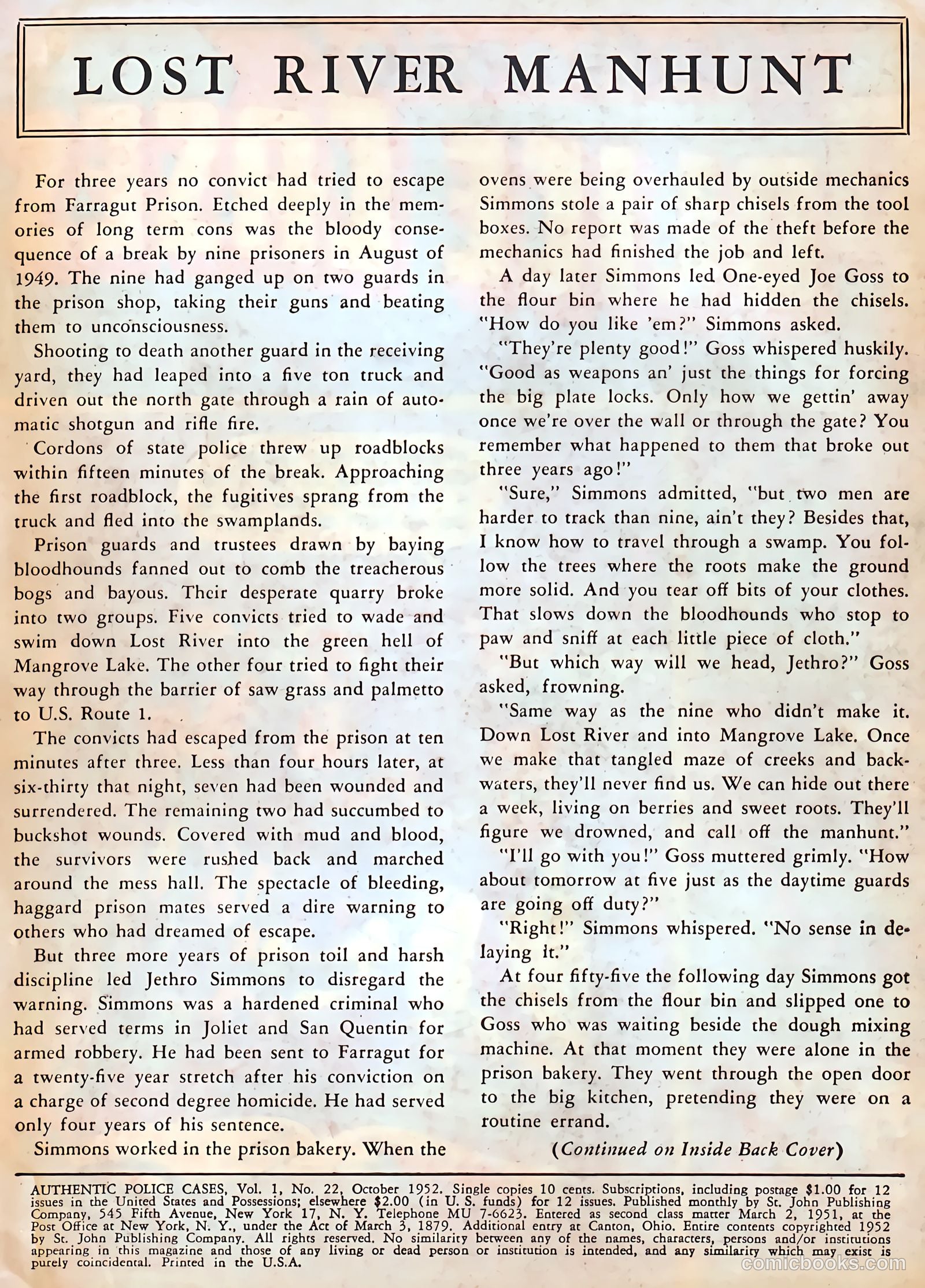 Authentic Police Cases #22 — page 2 of 36