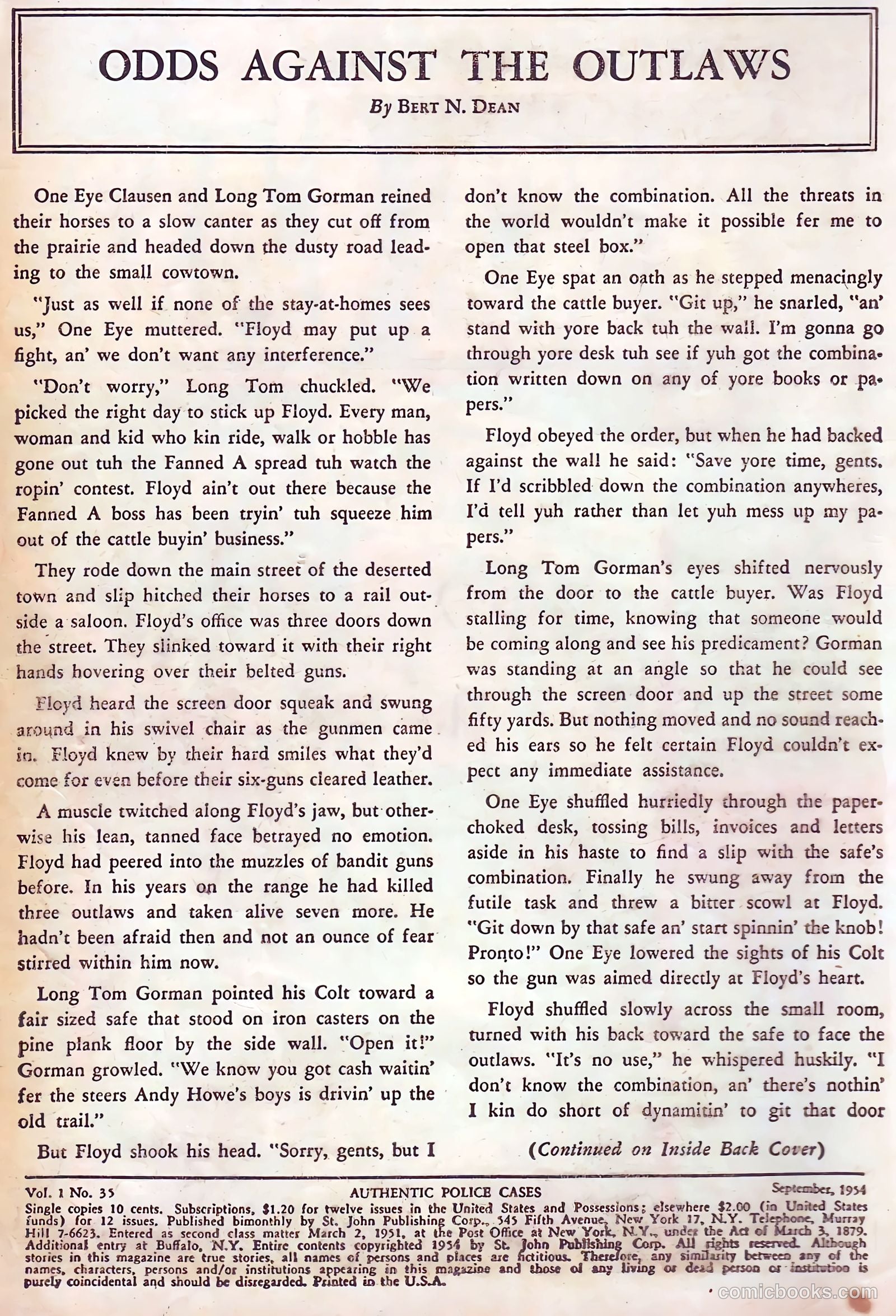 Authentic Police Cases #35 — page 2 of 36