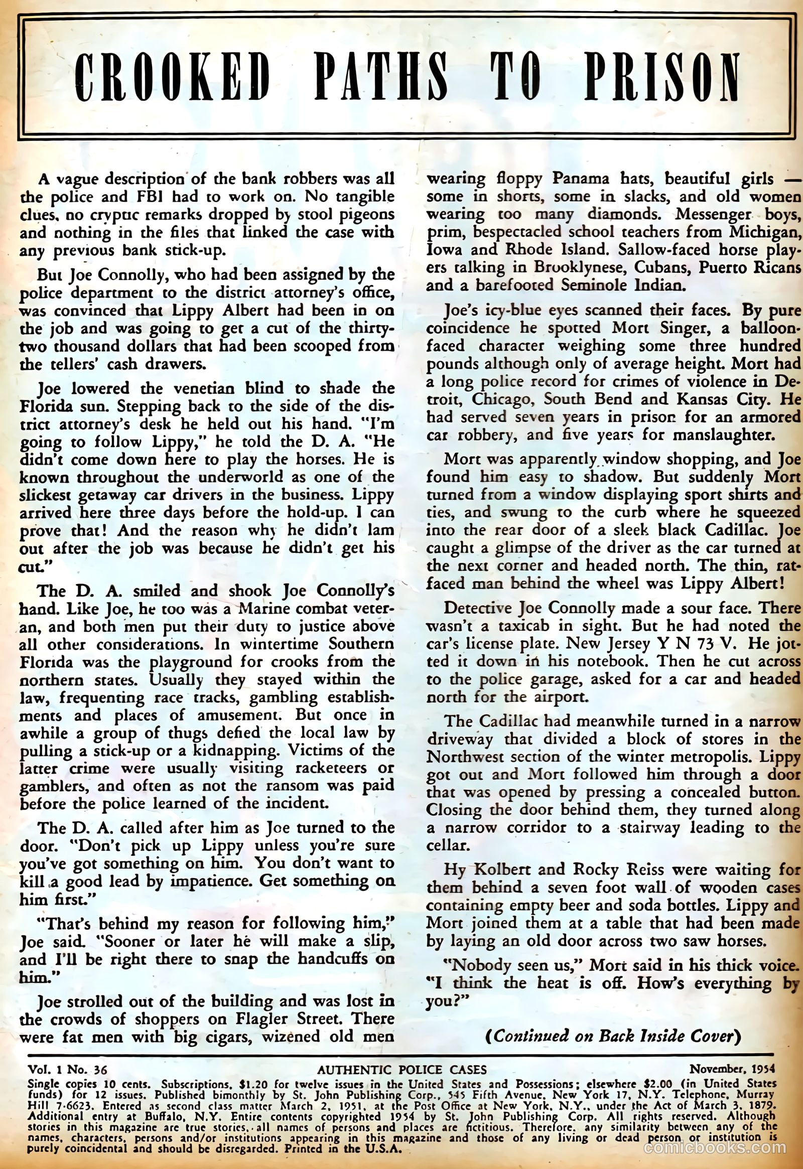 Authentic Police Cases #36 — page 2 of 36