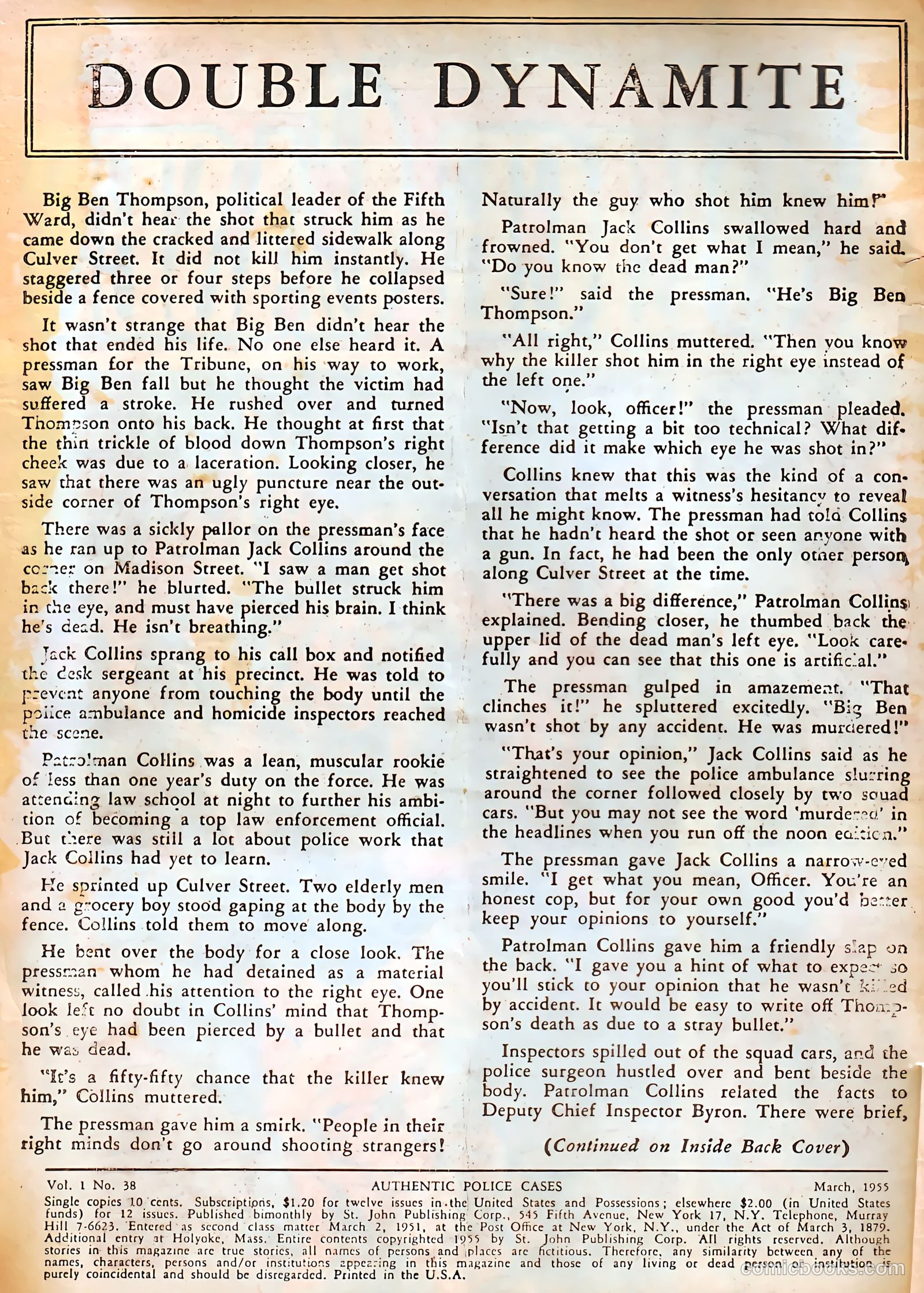 Authentic Police Cases #38 — page 2 of 36