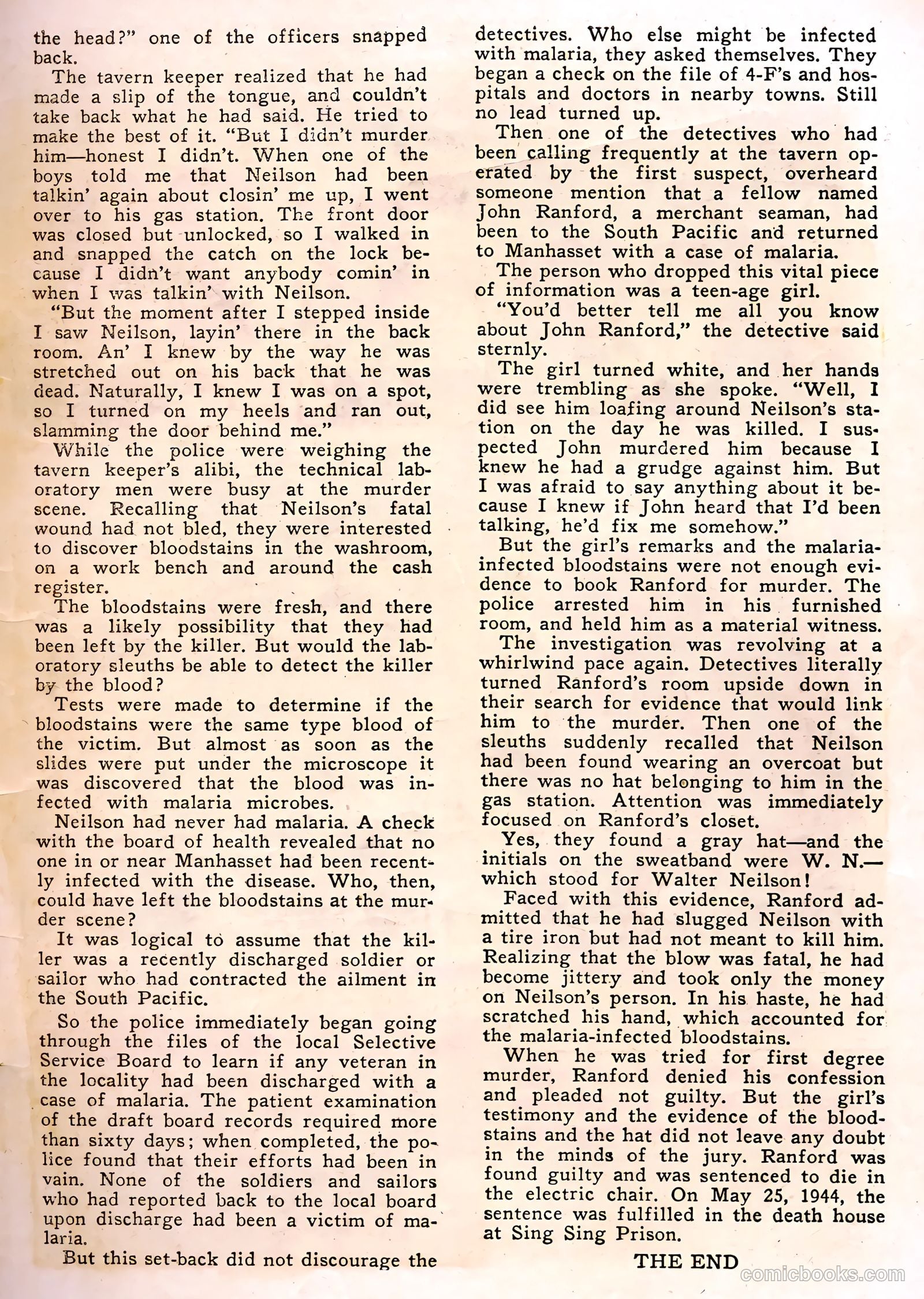 Authentic Police Cases #8 — page 35 of 36