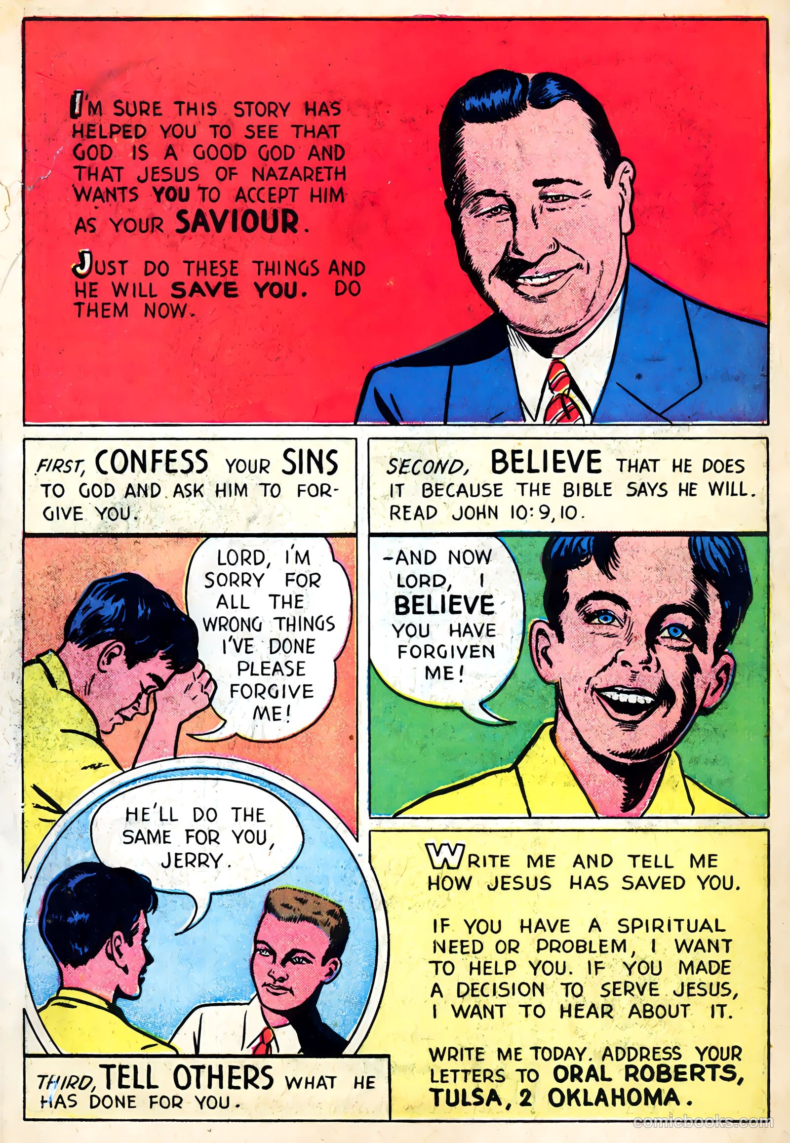 Oral Roberts' True Stories #102 — page 34 of 36