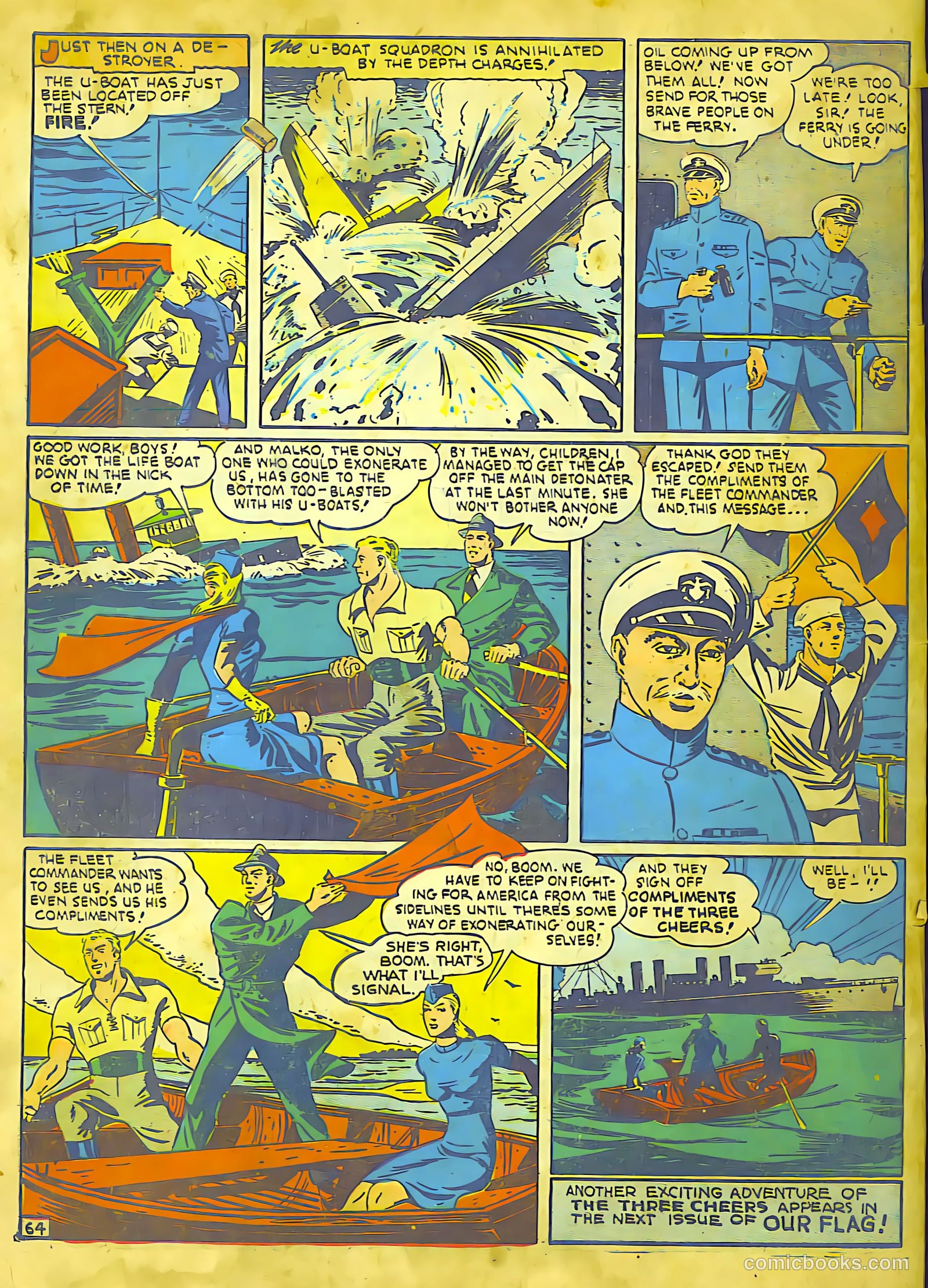 Our Flag Comics #3 — page 65 of 66