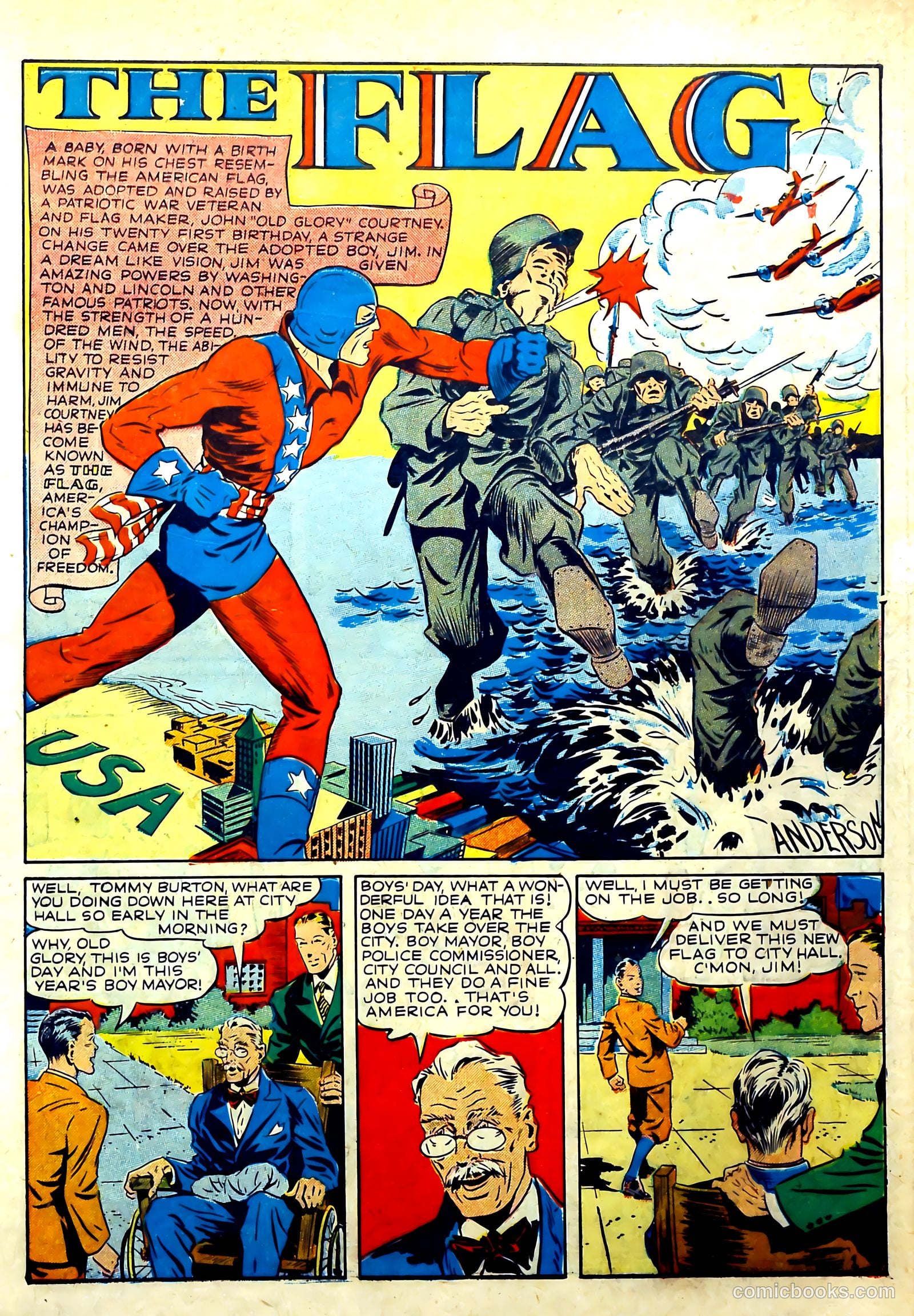 Our Flag Comics #4 — page 3 of 68