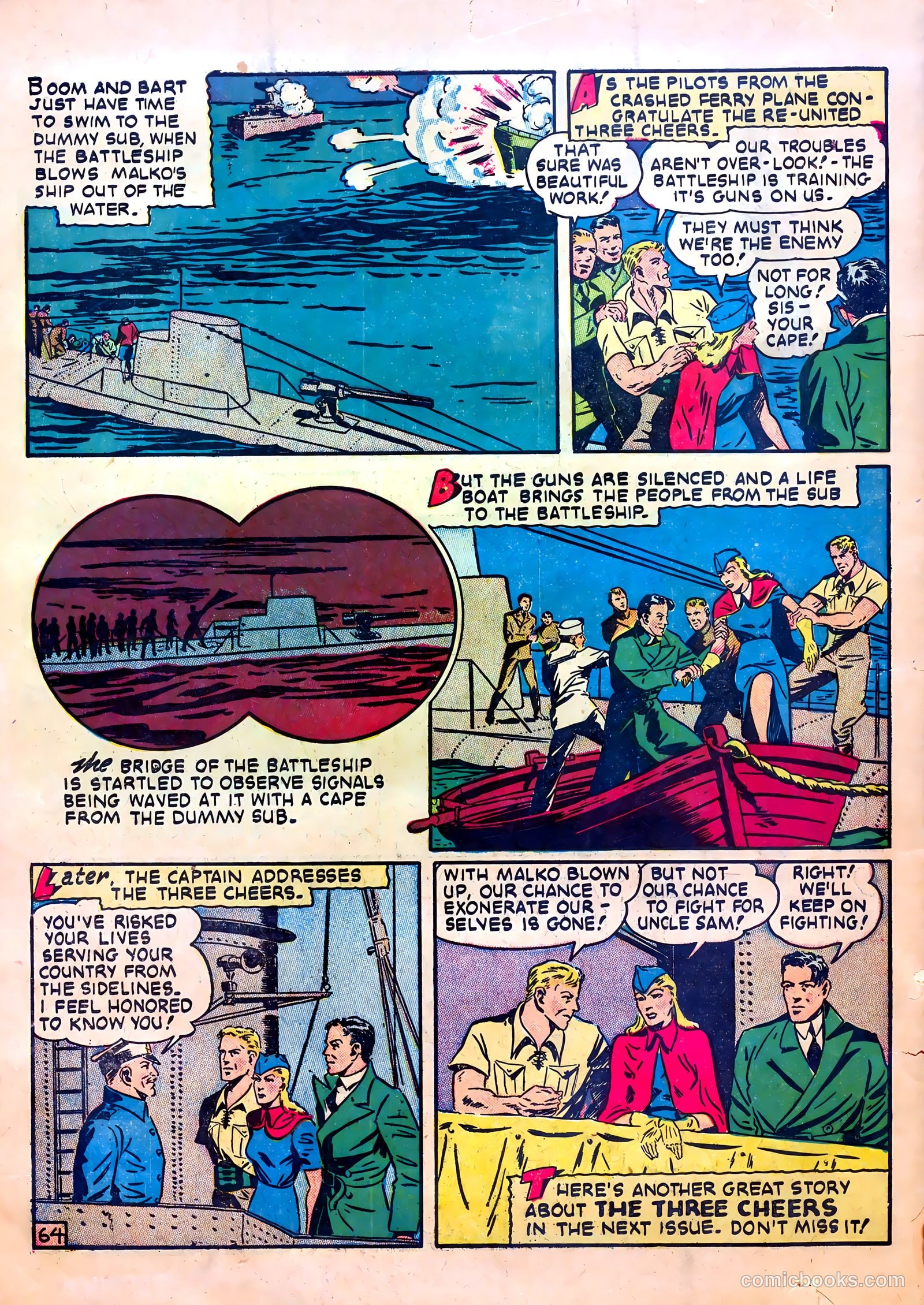 Our Flag Comics #5 — page 66 of 68