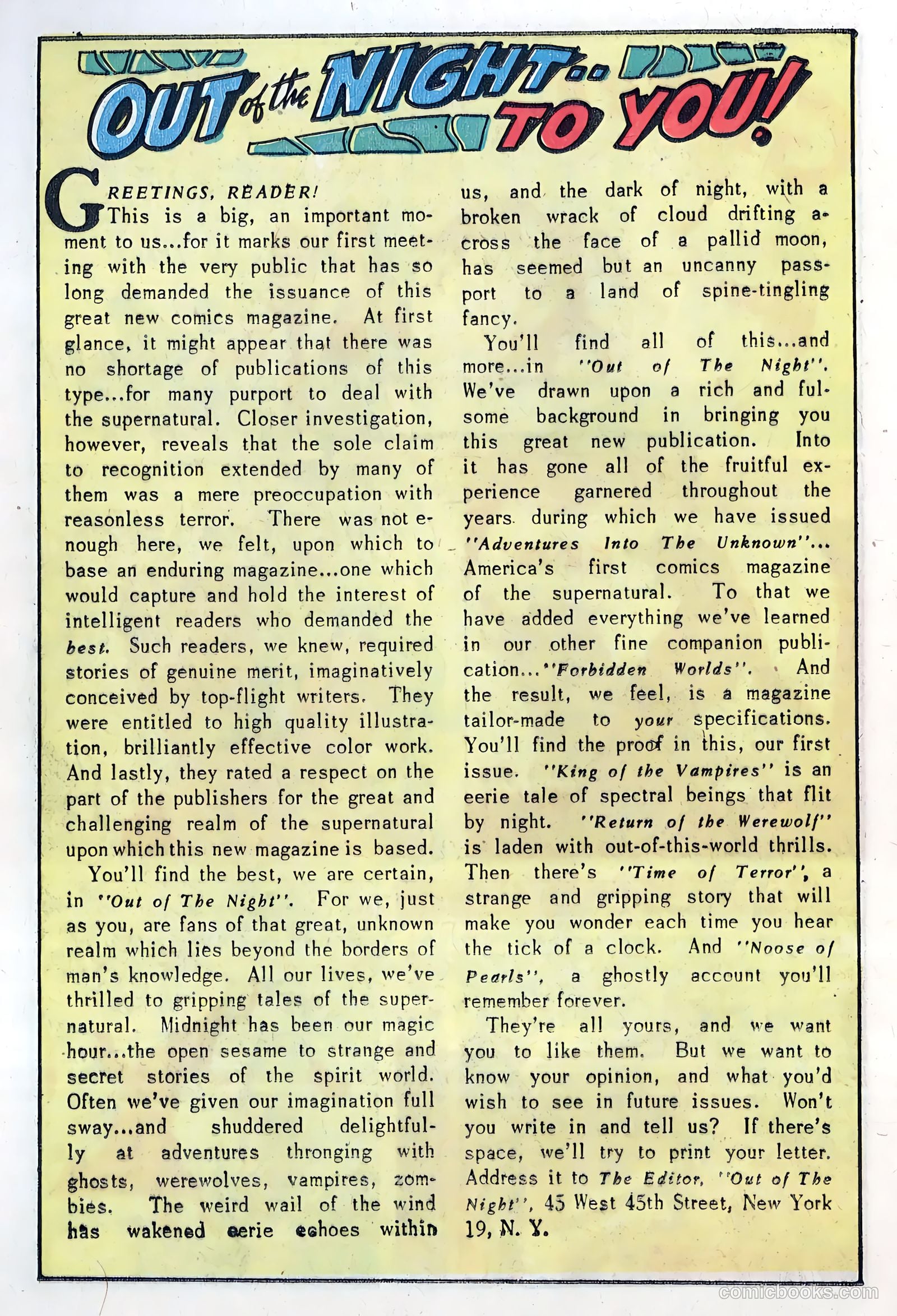 Out of the Night #1 — page 22 of 36