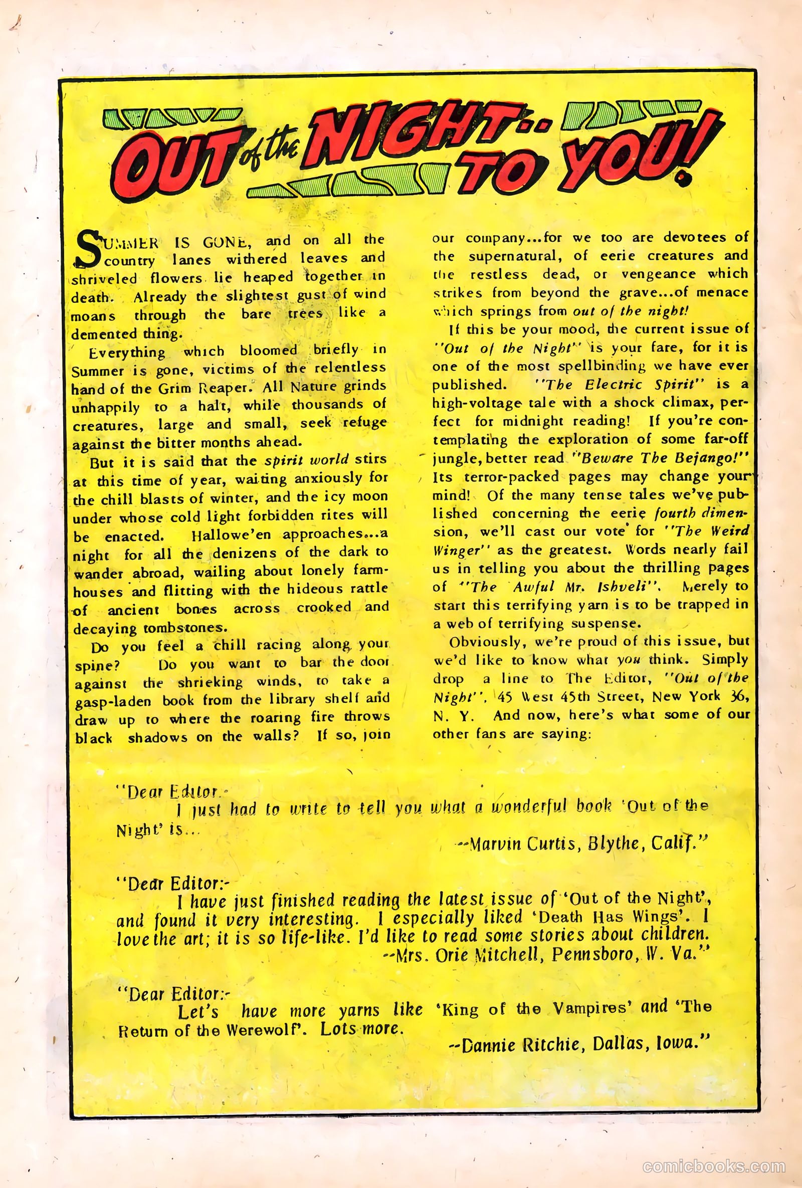 Out of the Night #11 — page 26 of 36
