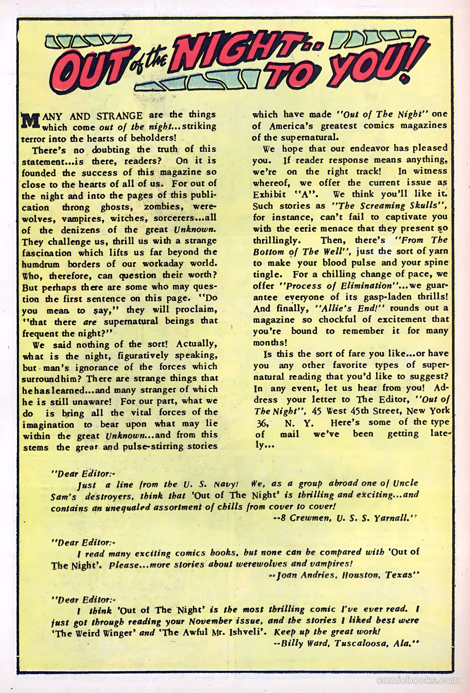 Out of the Night #13 — page 26 of 36