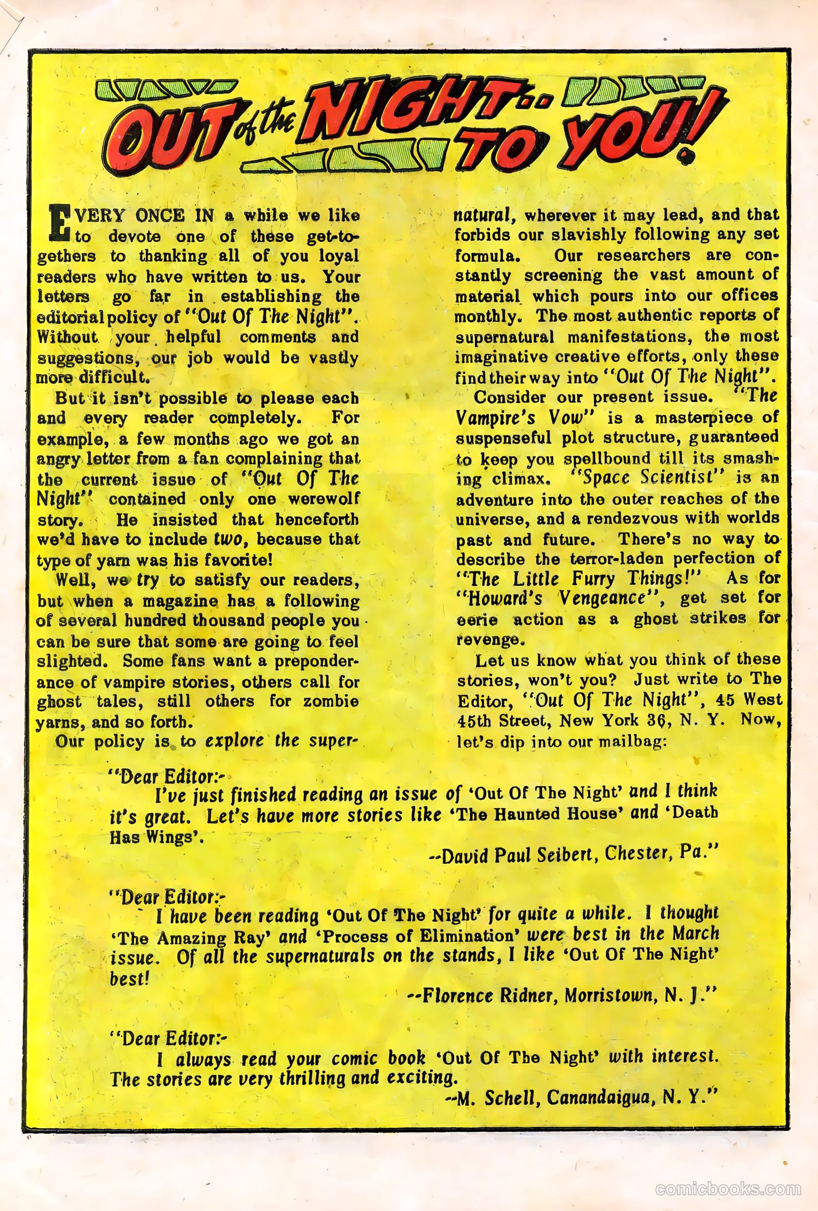 Out of the Night #15 — page 28 of 36