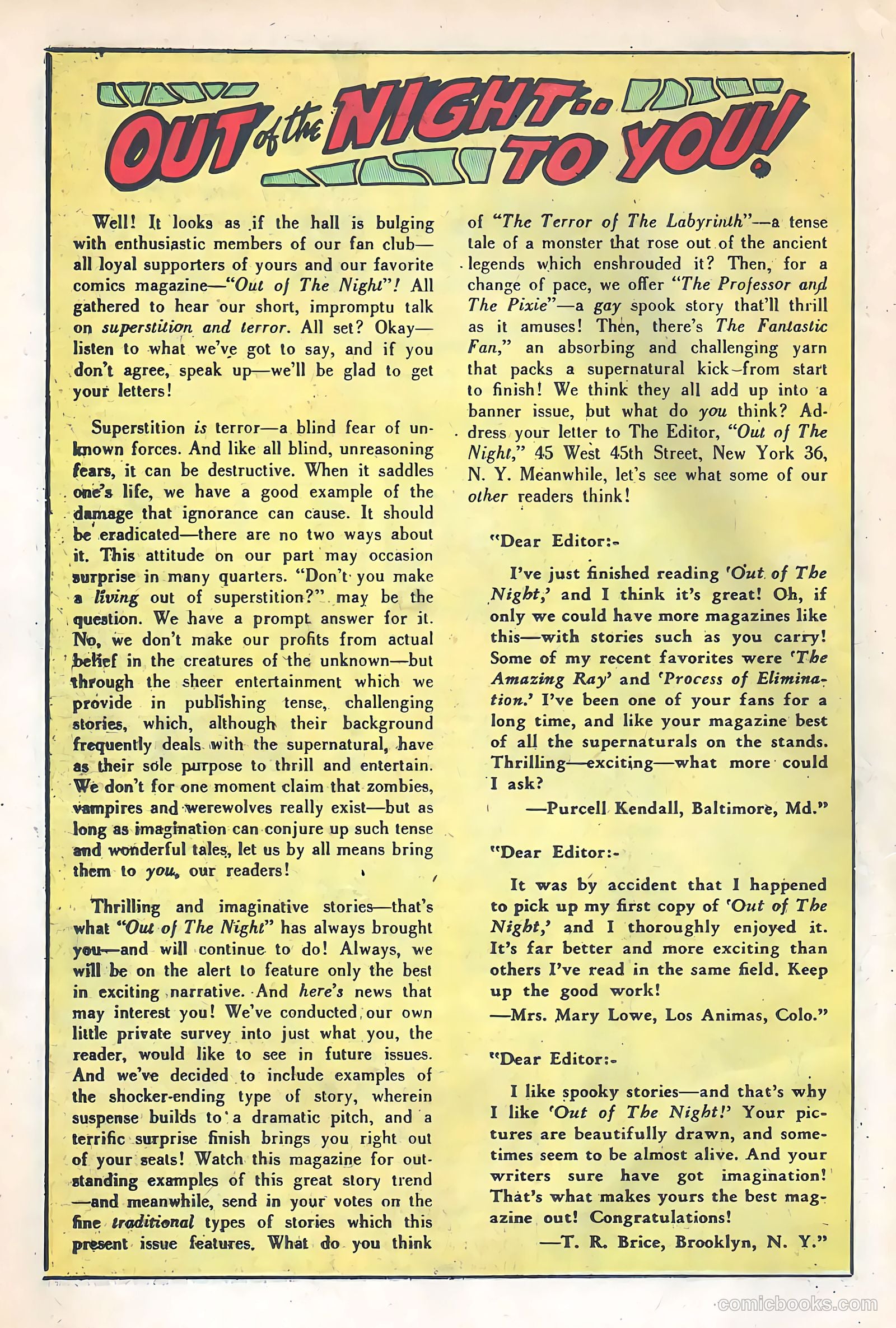 Out of the Night #17 — page 22 of 36