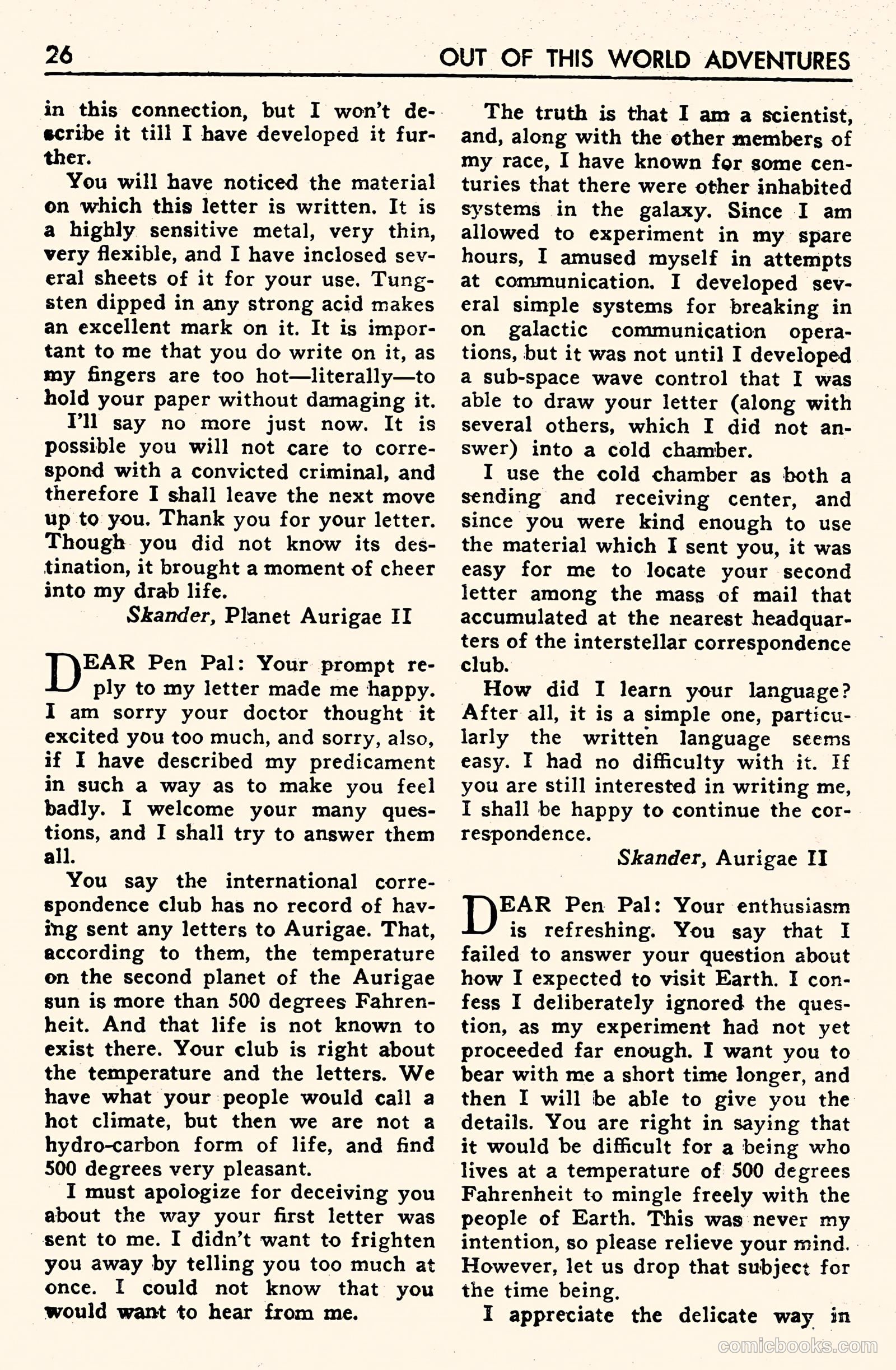 Out of This World Adventures #1 — page 25 of 128