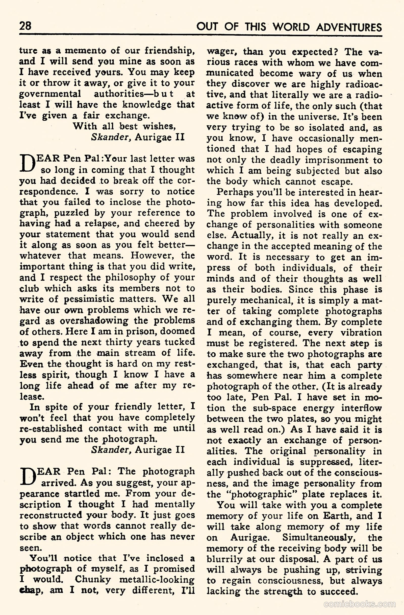 Out of This World Adventures #1 — page 27 of 128