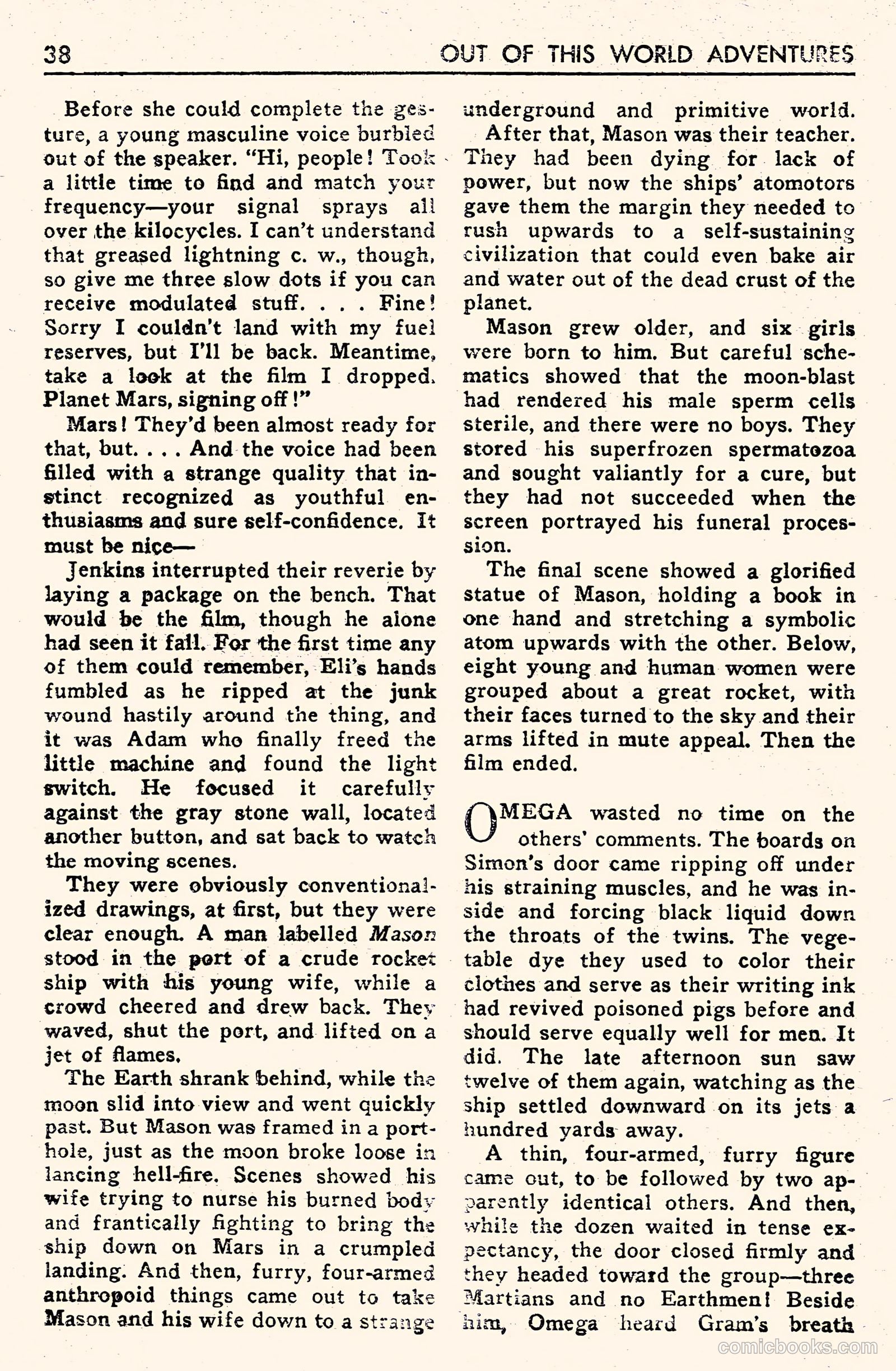 Out of This World Adventures #1 — page 36 of 128