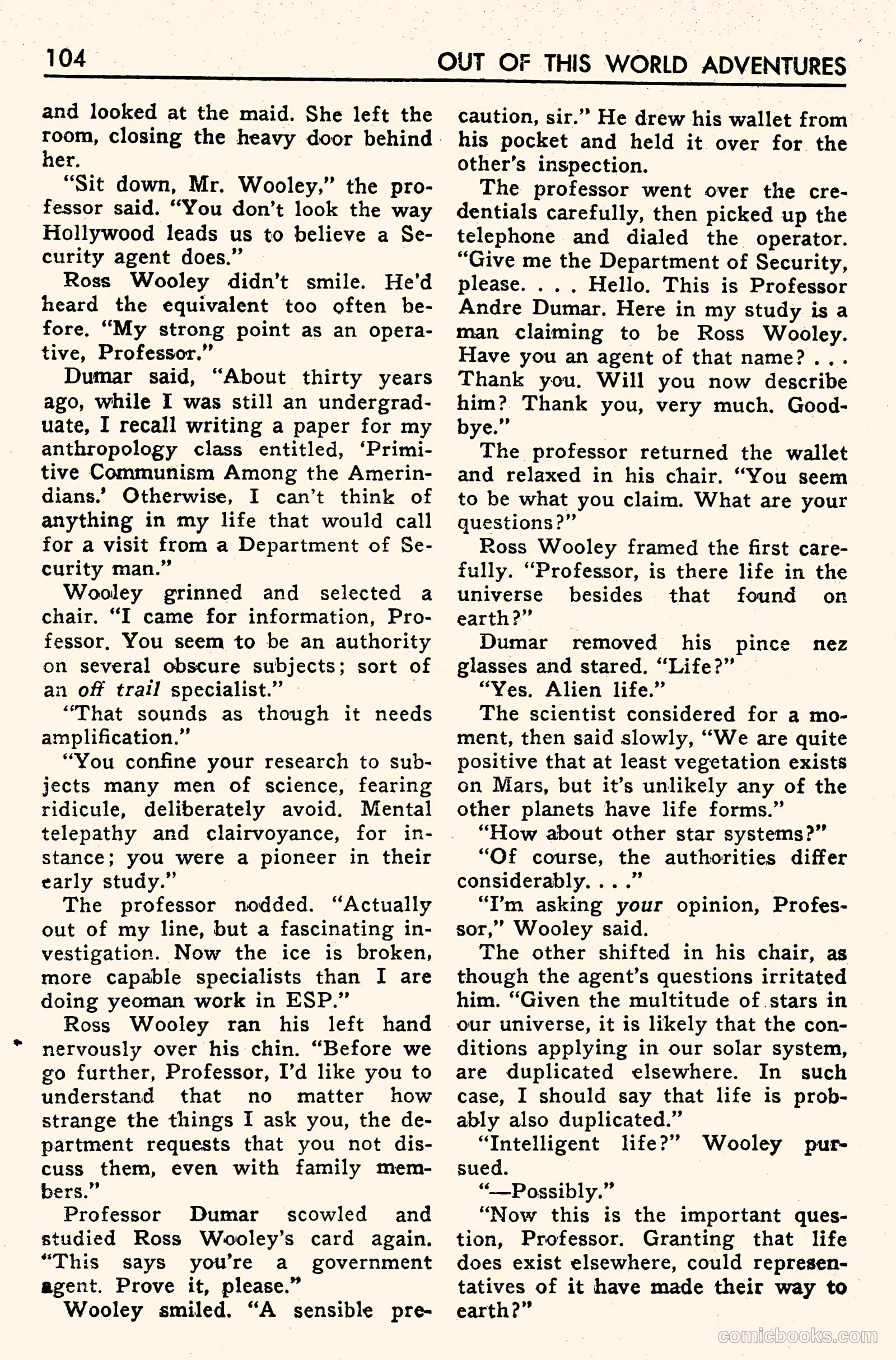 Out of This World Adventures #1 — page 100 of 128