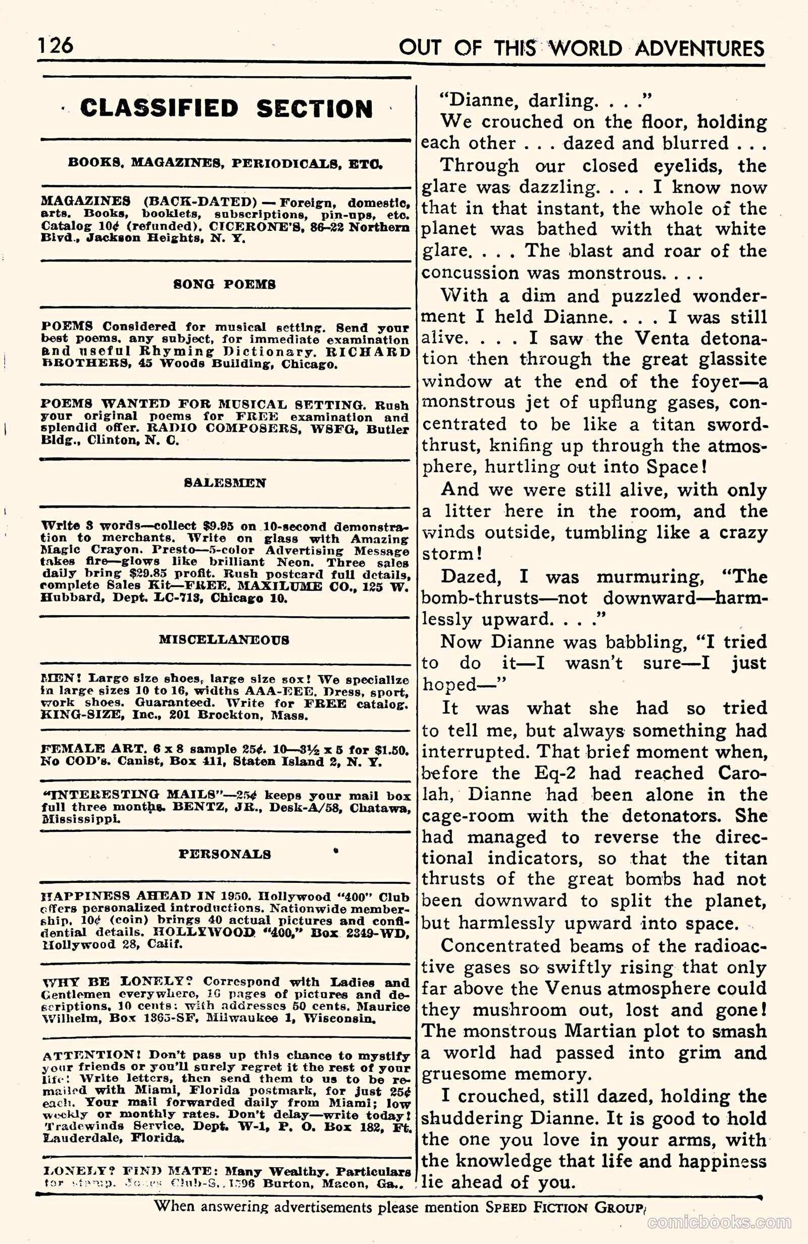 Out of This World Adventures #1 — page 122 of 128