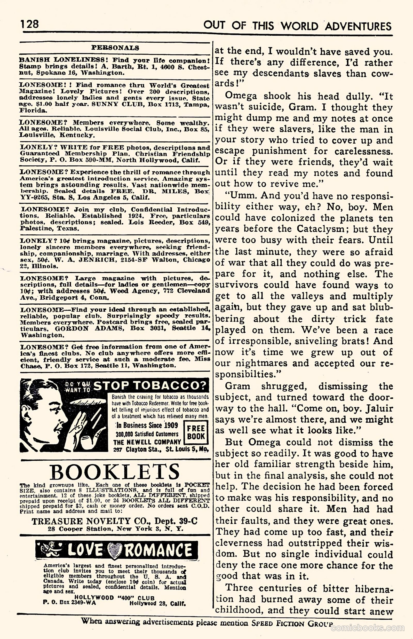 Out of This World Adventures #1 — page 124 of 128