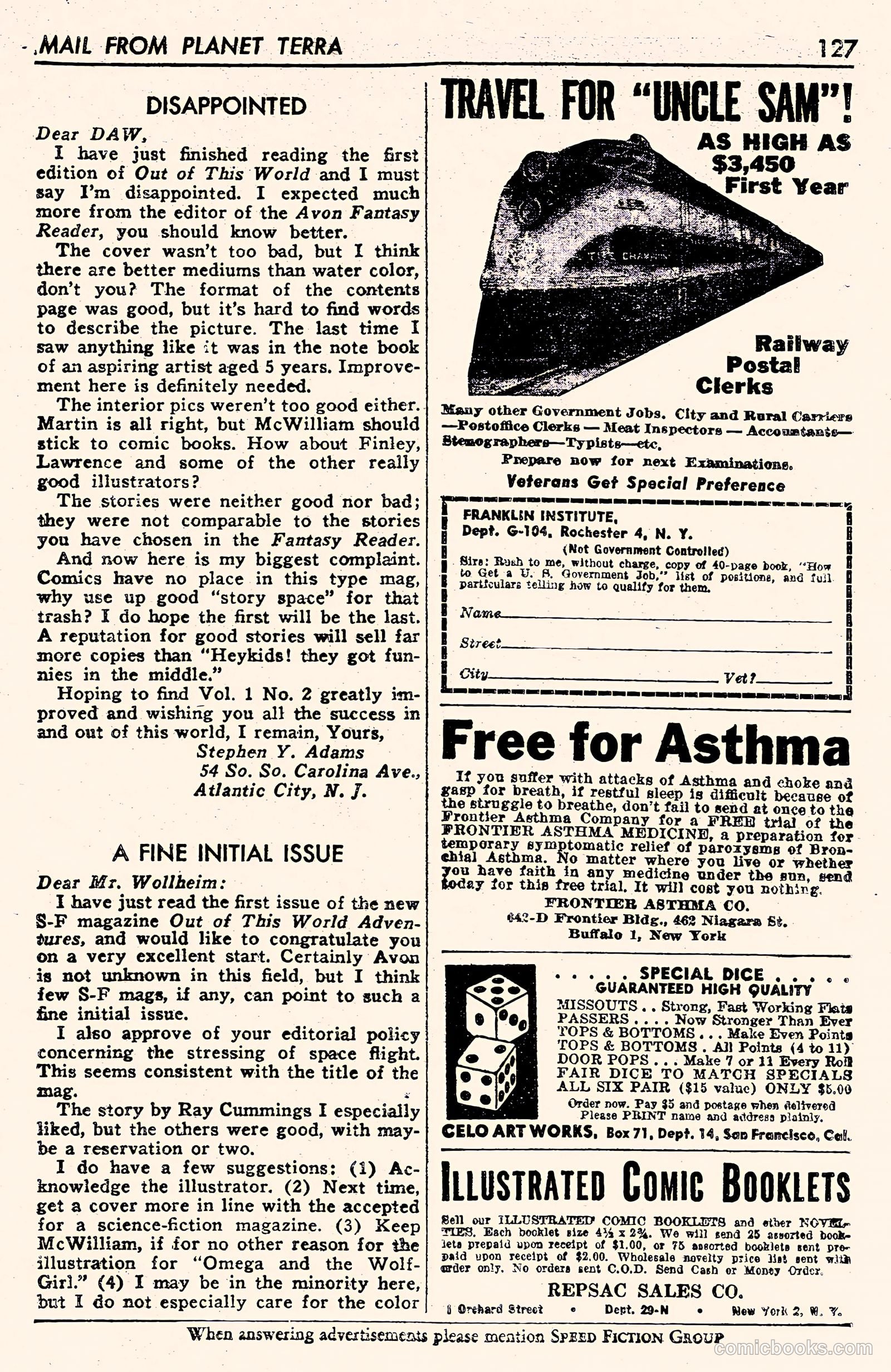 Out of This World Adventures #2 — page 122 of 127