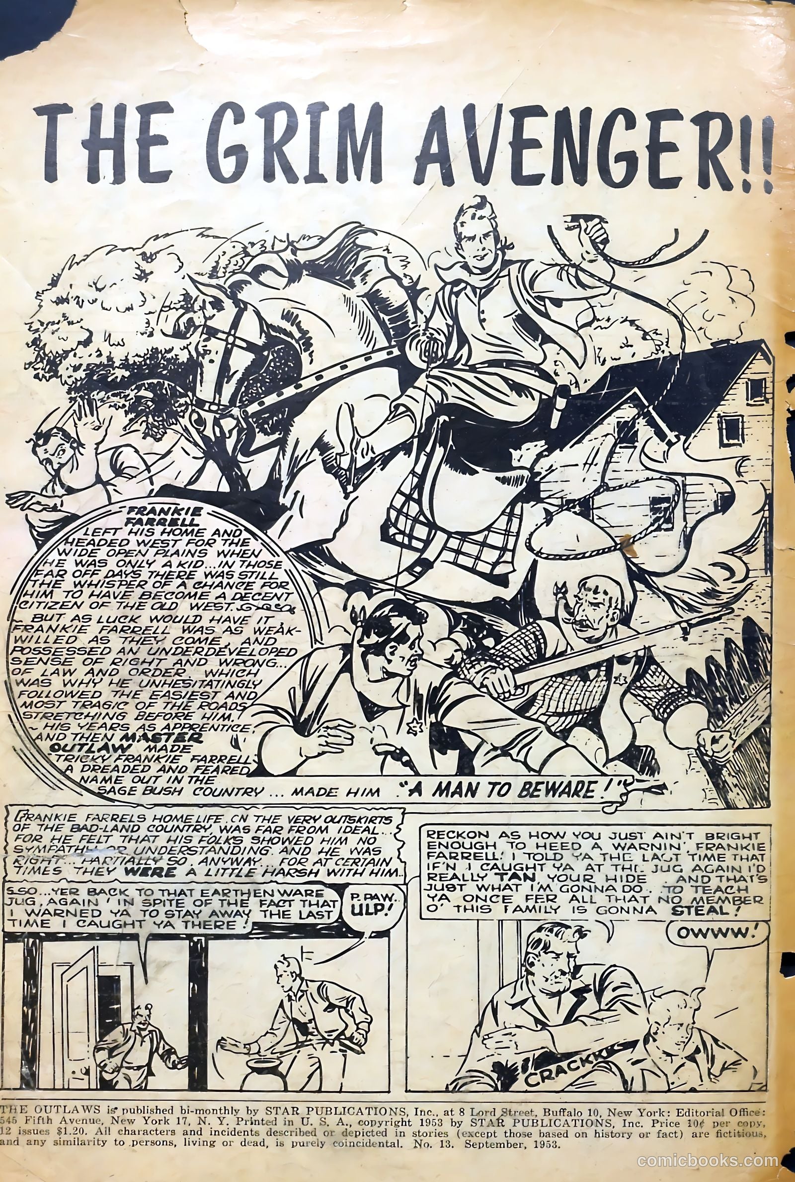 Outlaws #13 — page 2 of 36