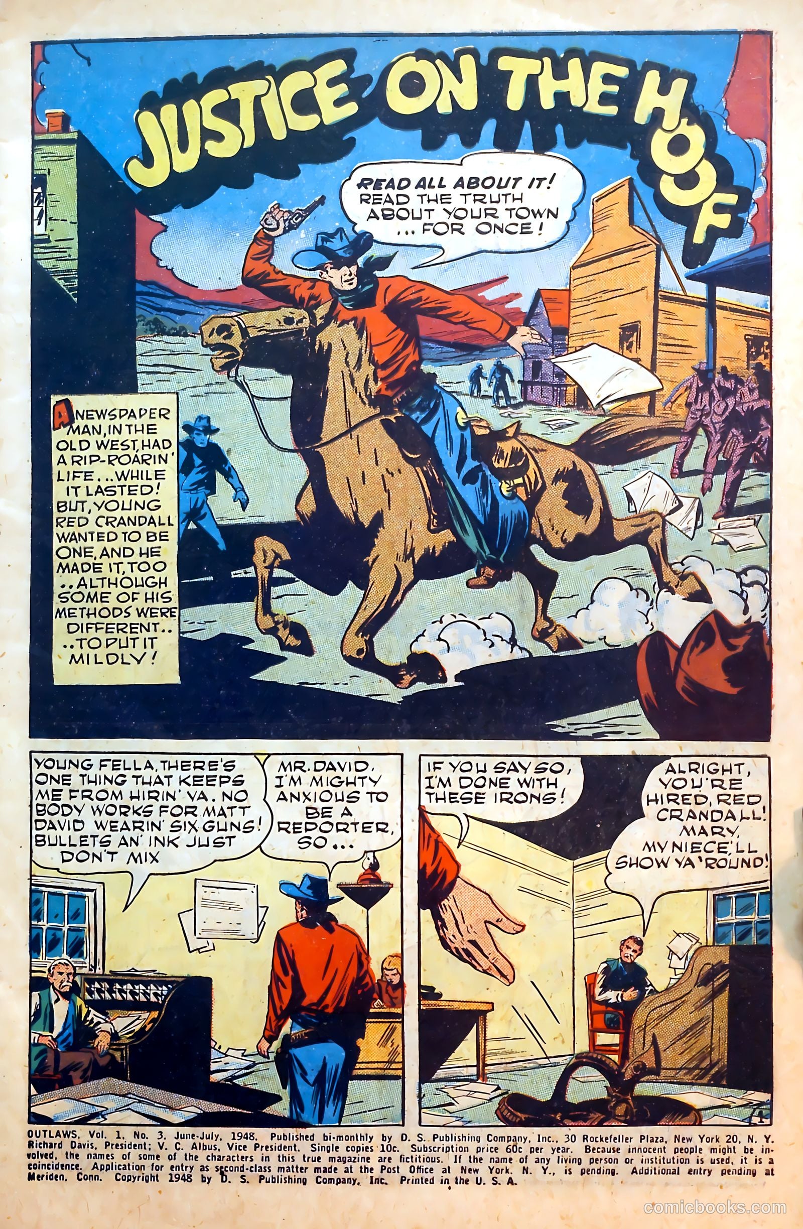 Outlaws #3 — page 3 of 52