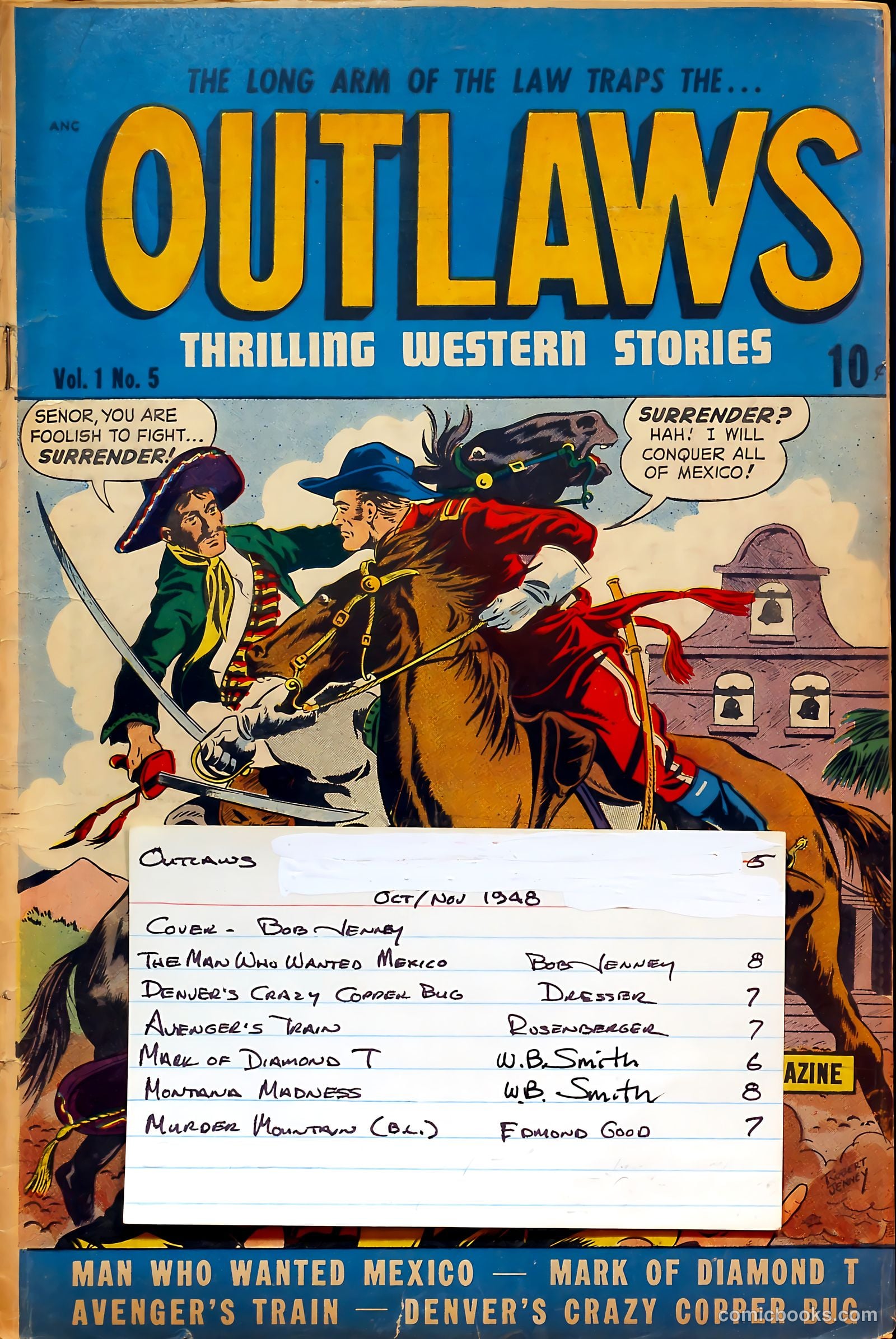 Outlaws #5 — page 53 of 53
