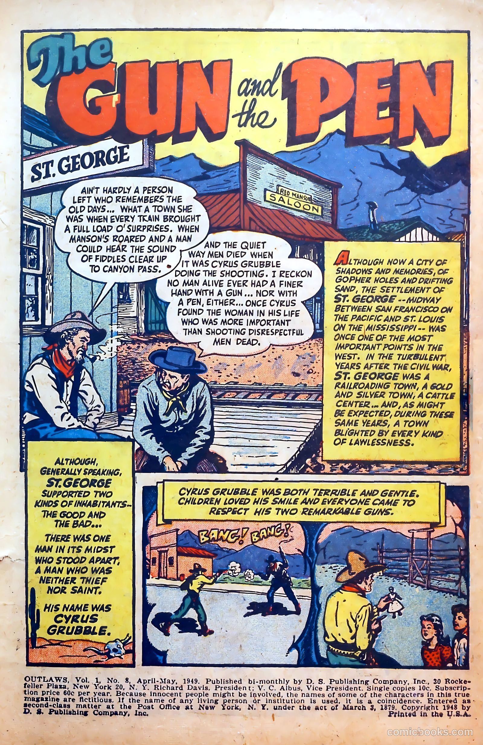Outlaws #8 — page 3 of 52