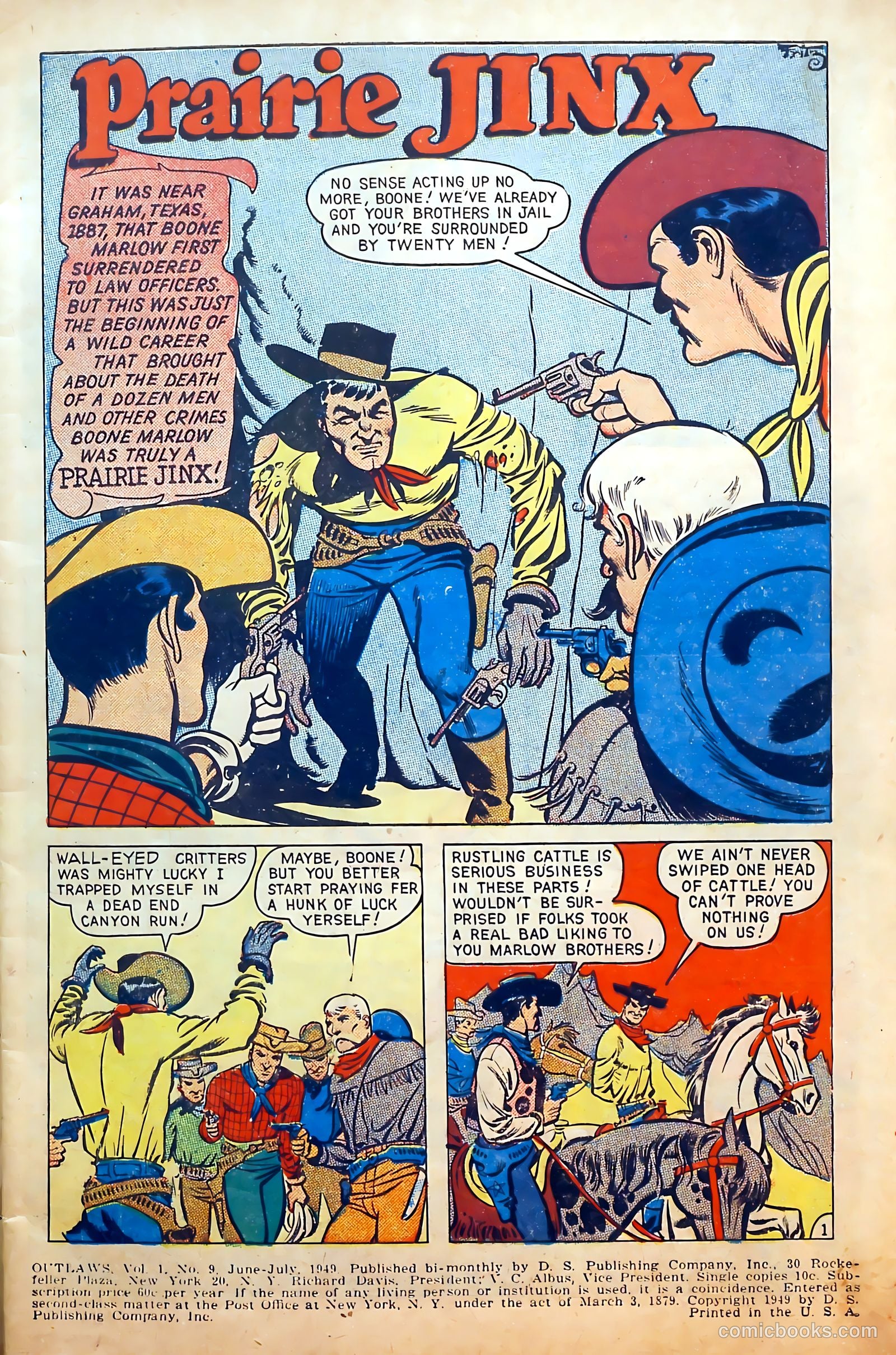 Outlaws #9 — page 3 of 36