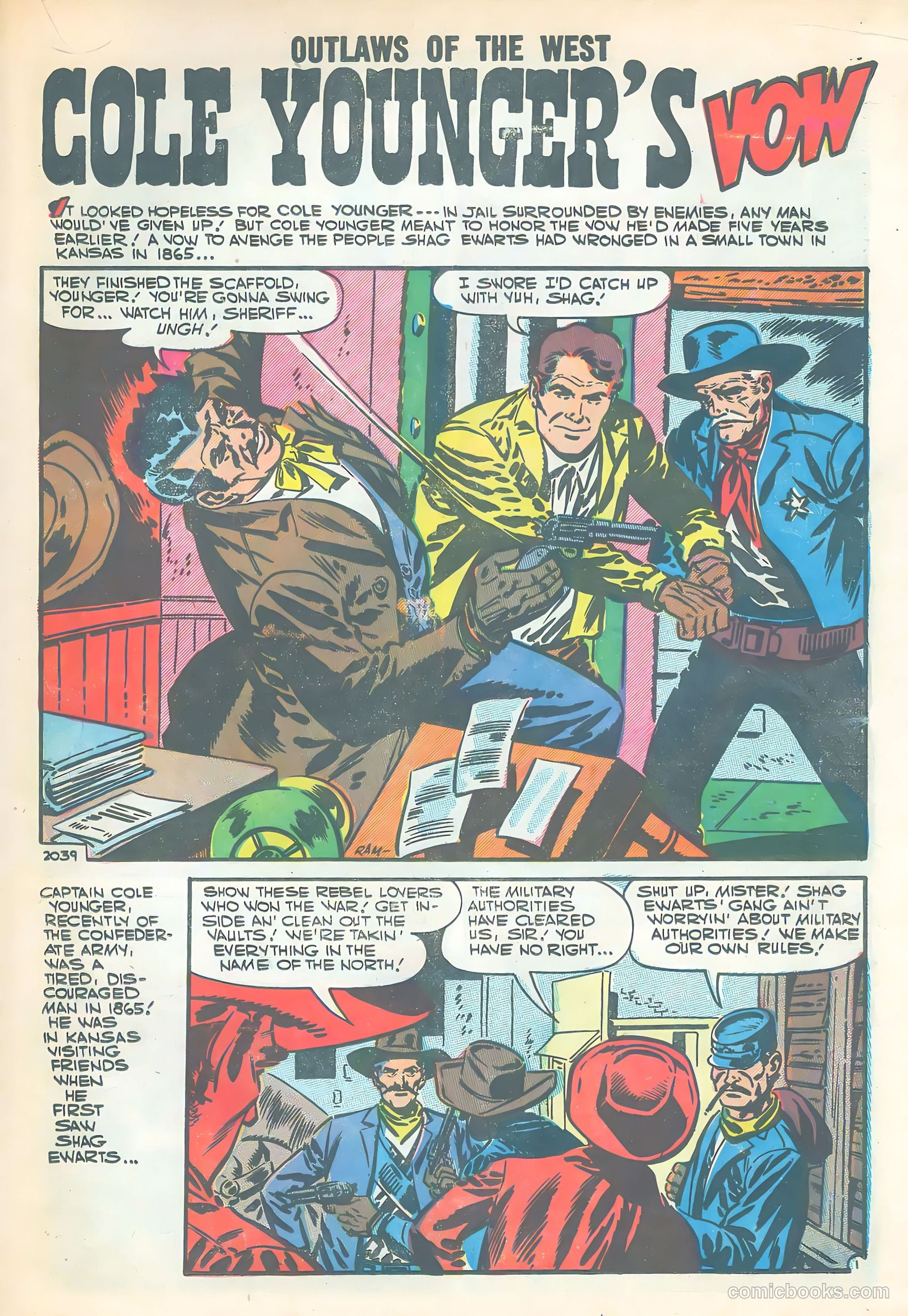 Outlaws of the West #11 — page 19 of 36