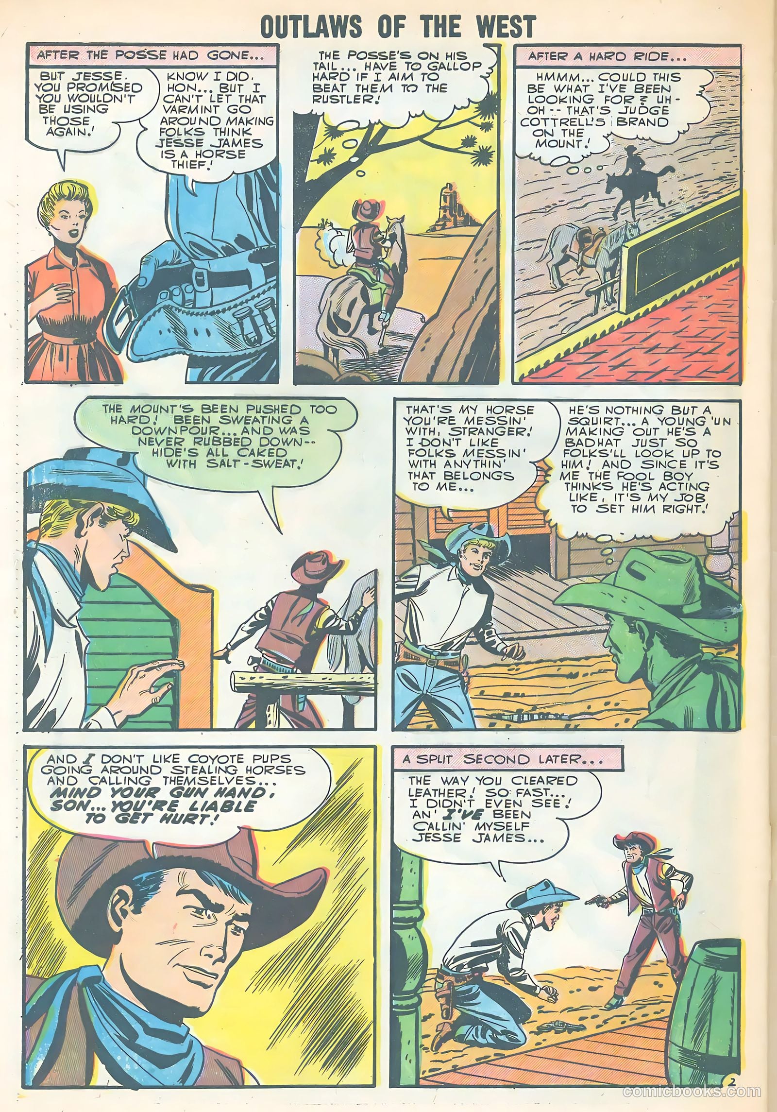 Outlaws of the West #11 — page 32 of 36