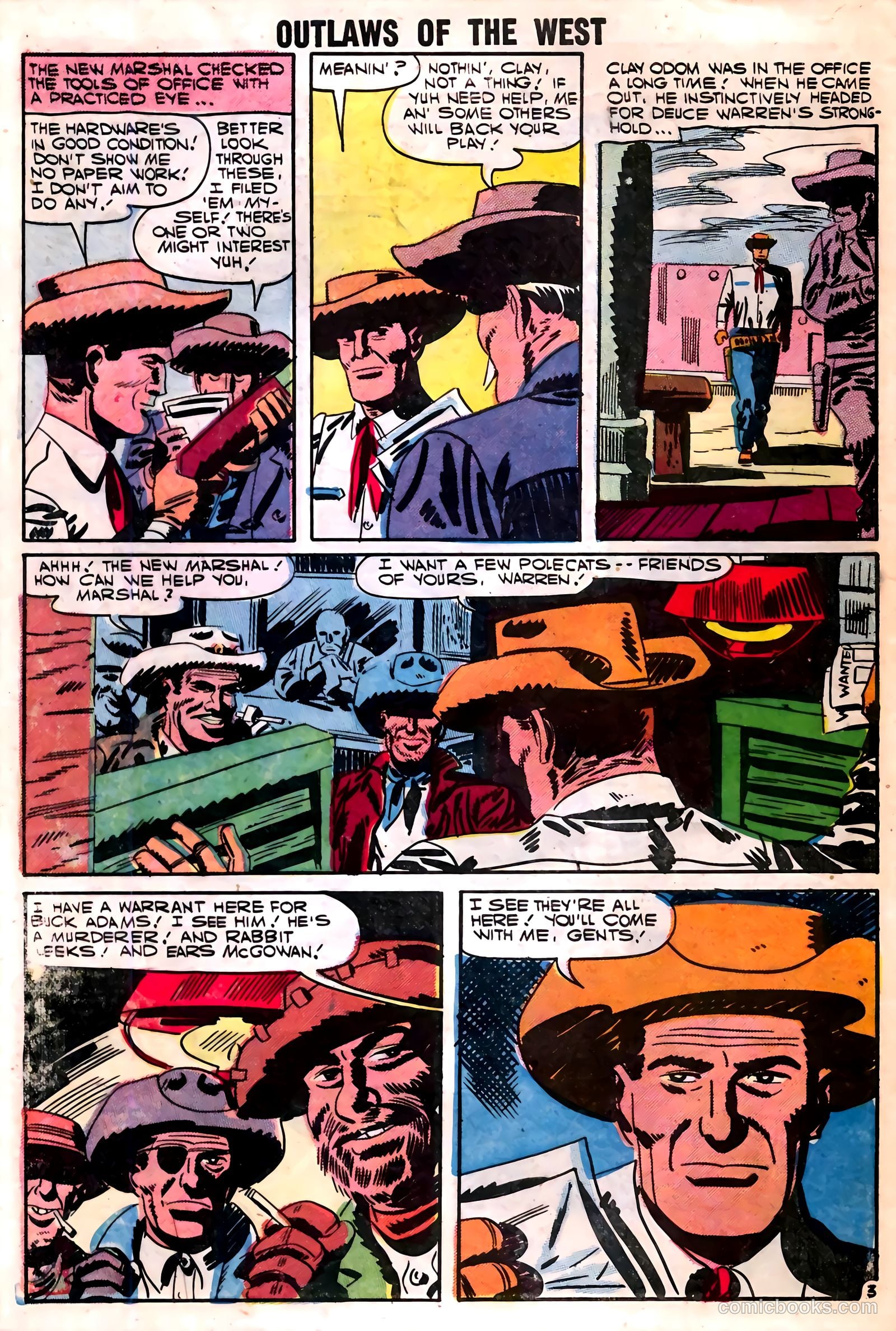 Outlaws of the West #12 — page 30 of 36