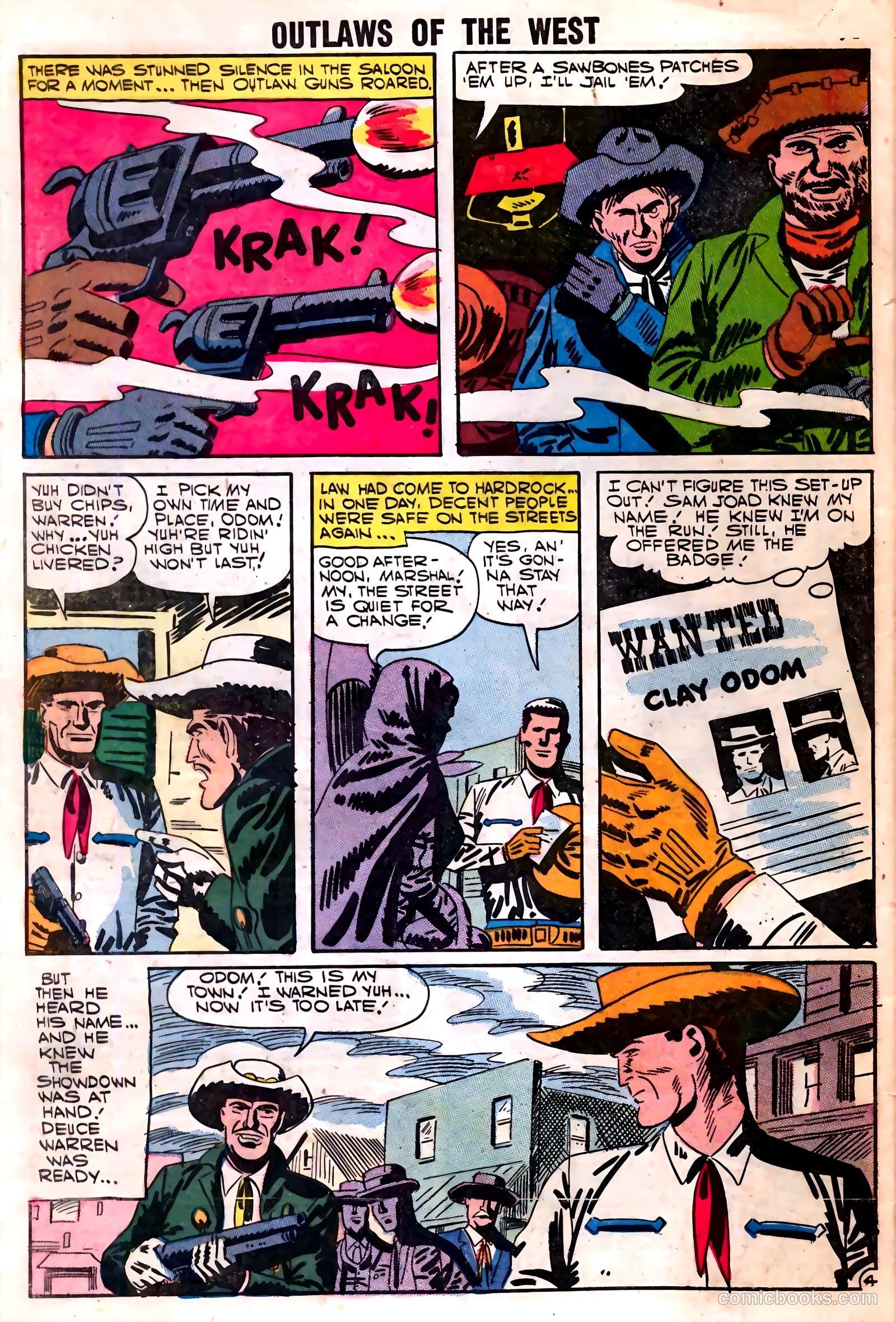 Outlaws of the West #12 — page 32 of 36