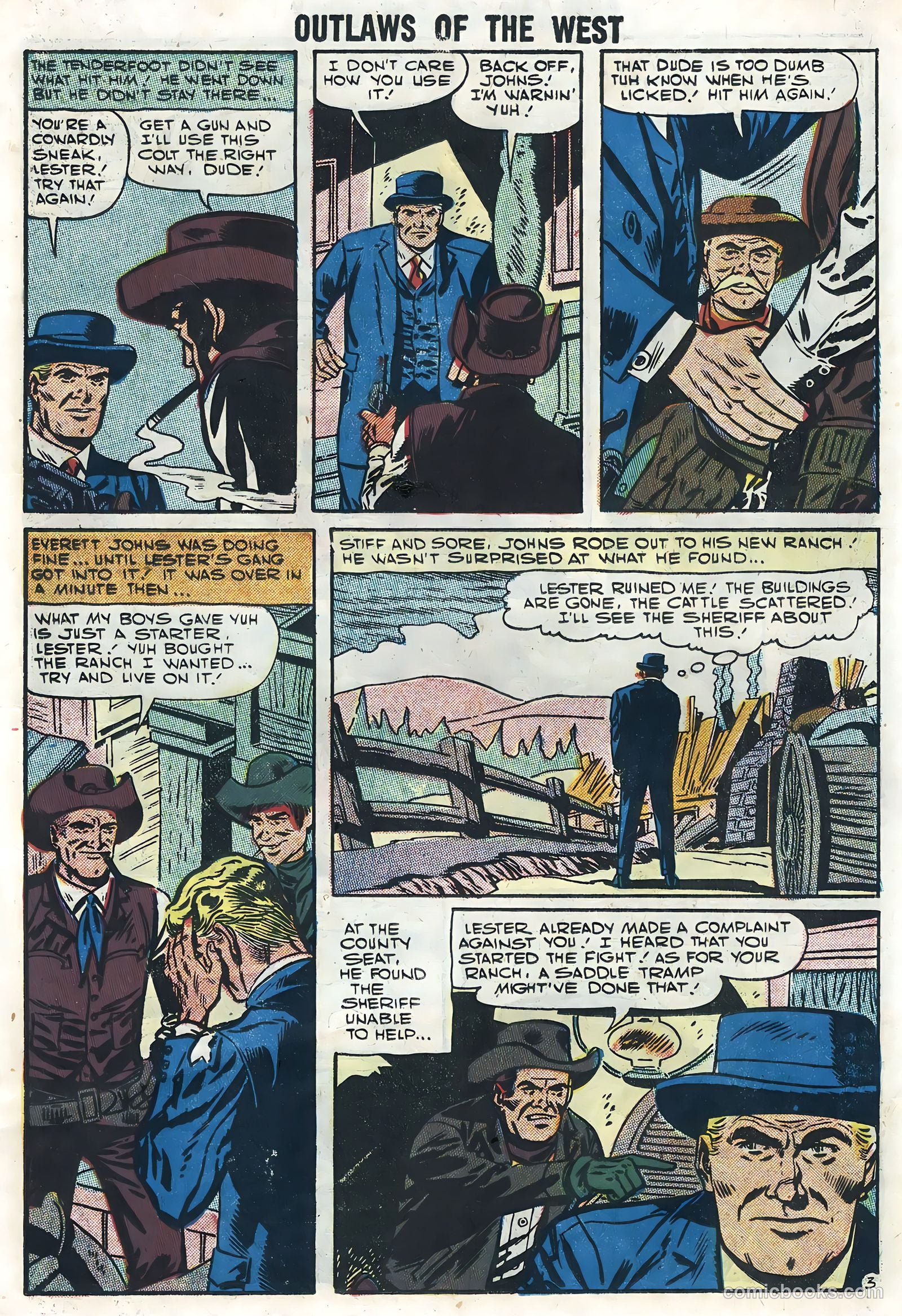 Outlaws of the West #13 — page 11 of 36