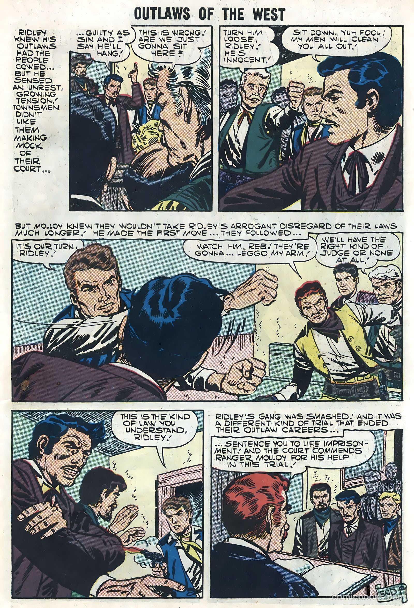 Outlaws of the West #13 — page 27 of 36