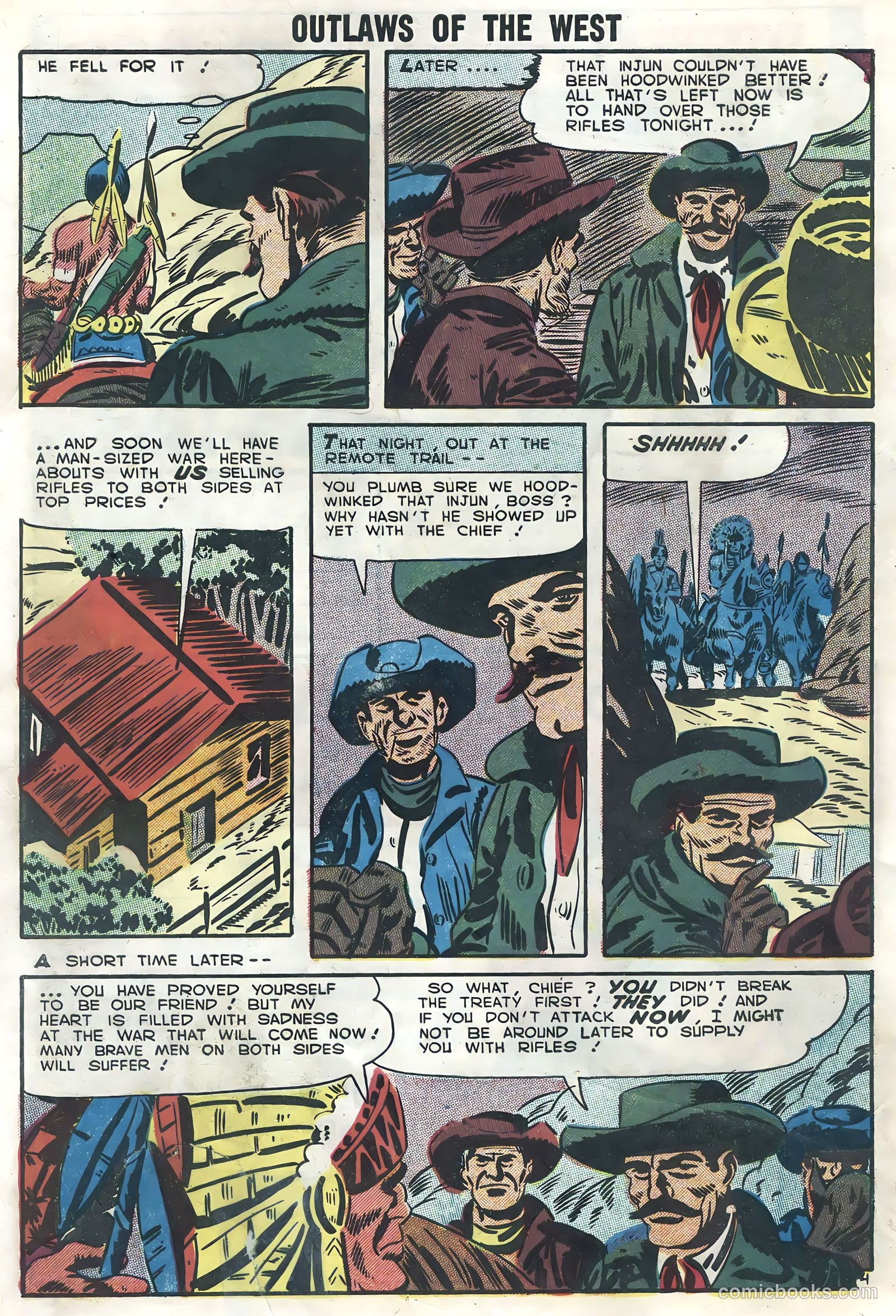 Outlaws of the West #13 — page 32 of 36