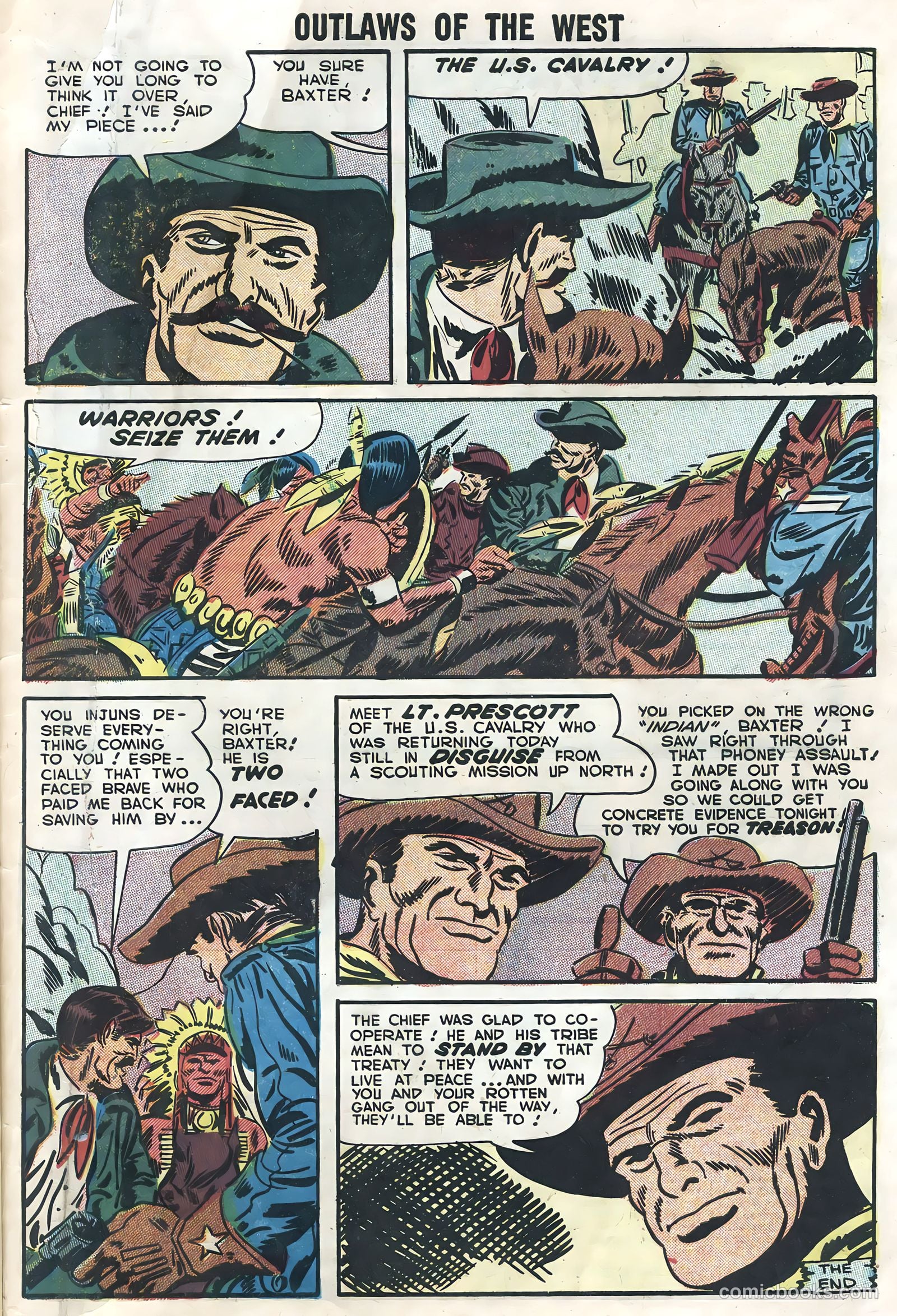 Outlaws of the West #13 — page 33 of 36