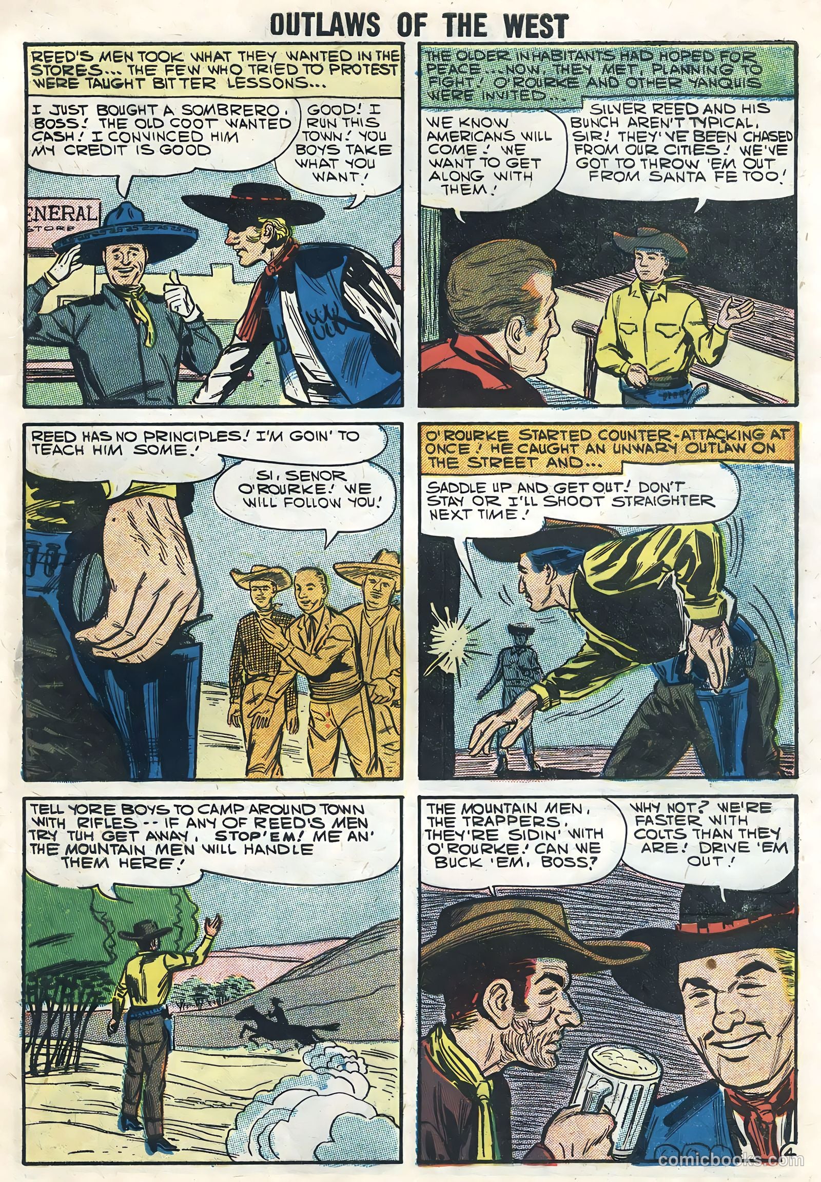 Outlaws of the West #14 — page 57 of 68
