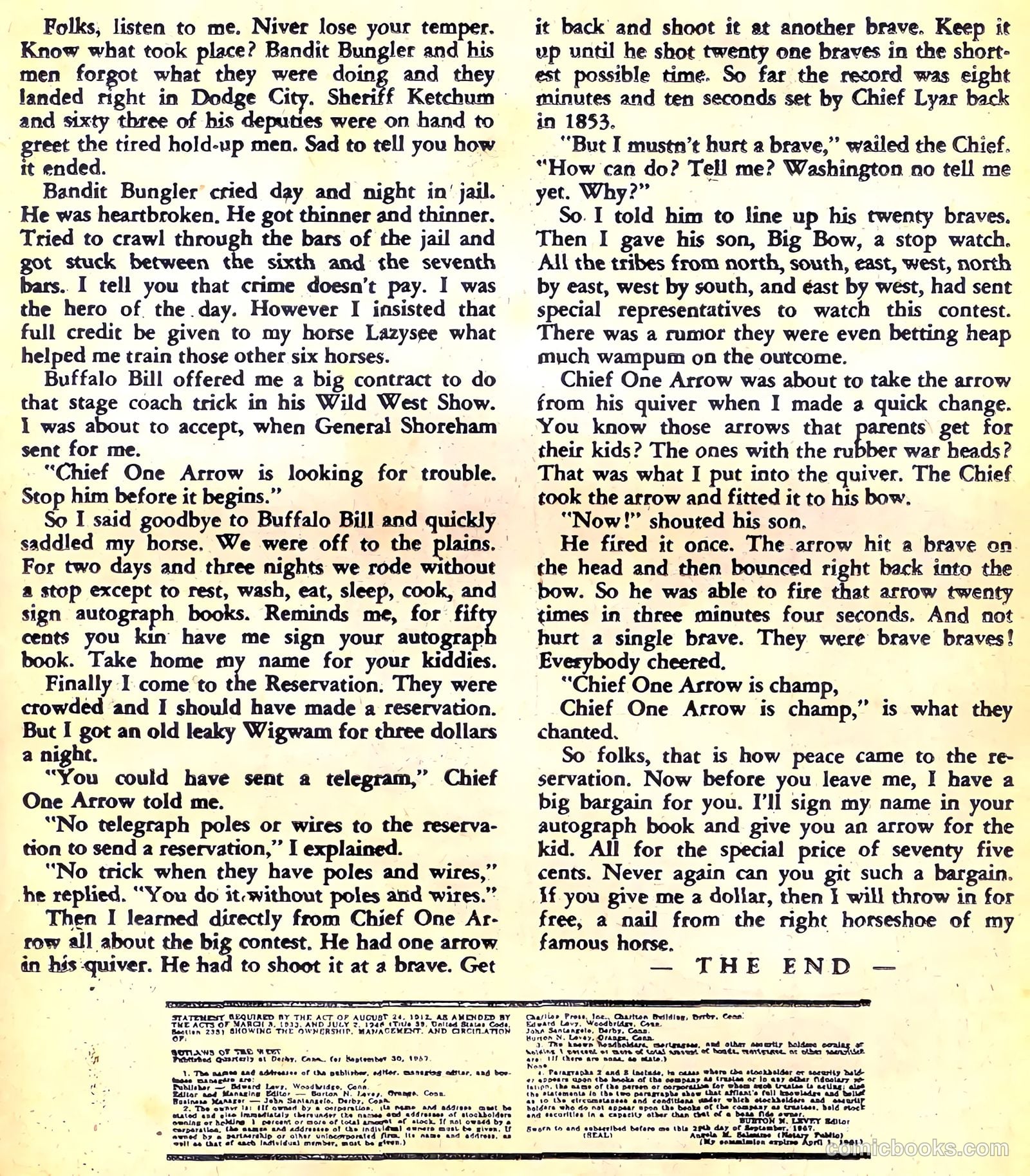 Outlaws of the West #15 — page 19 of 36