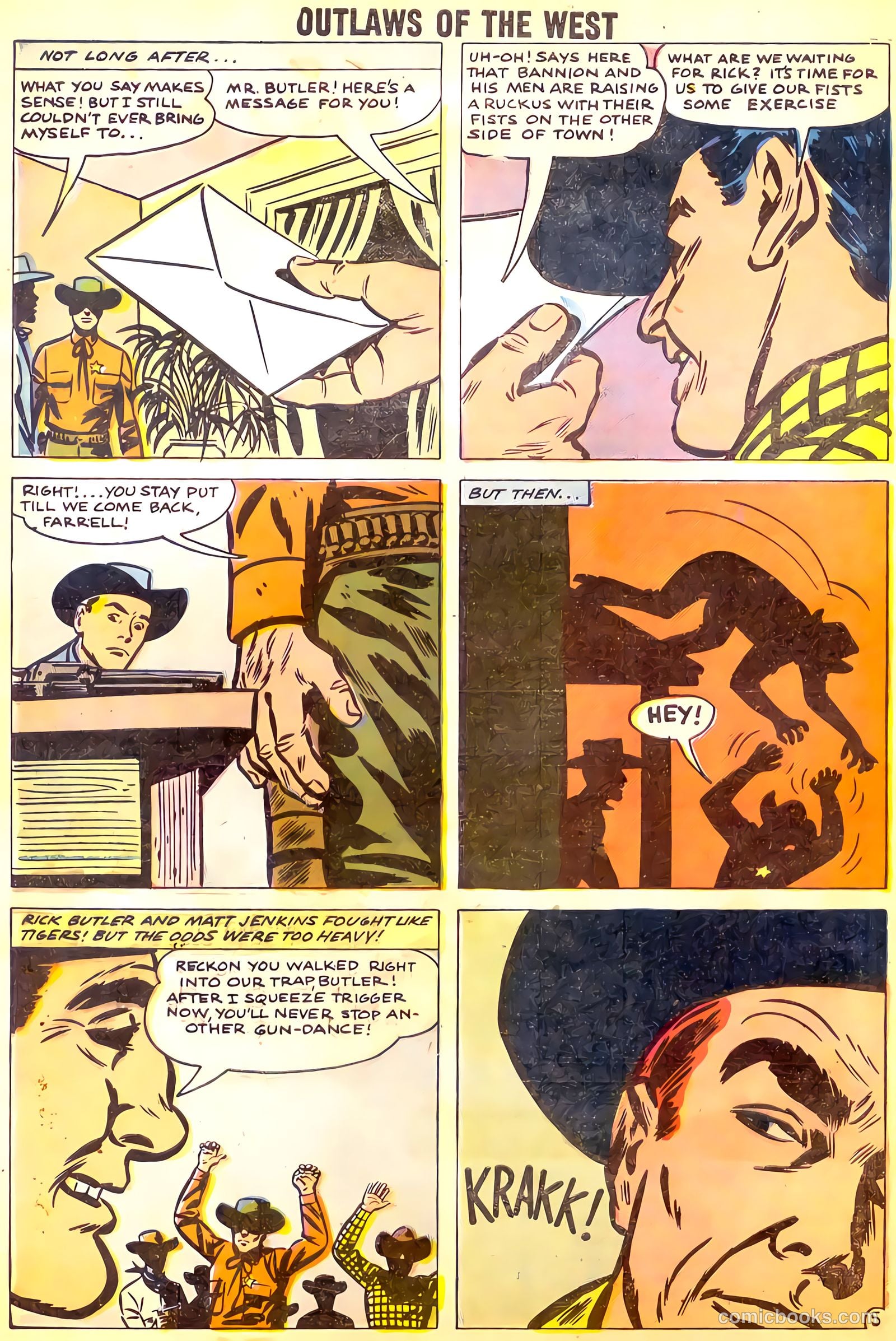 Outlaws of the West #15 — page 32 of 36