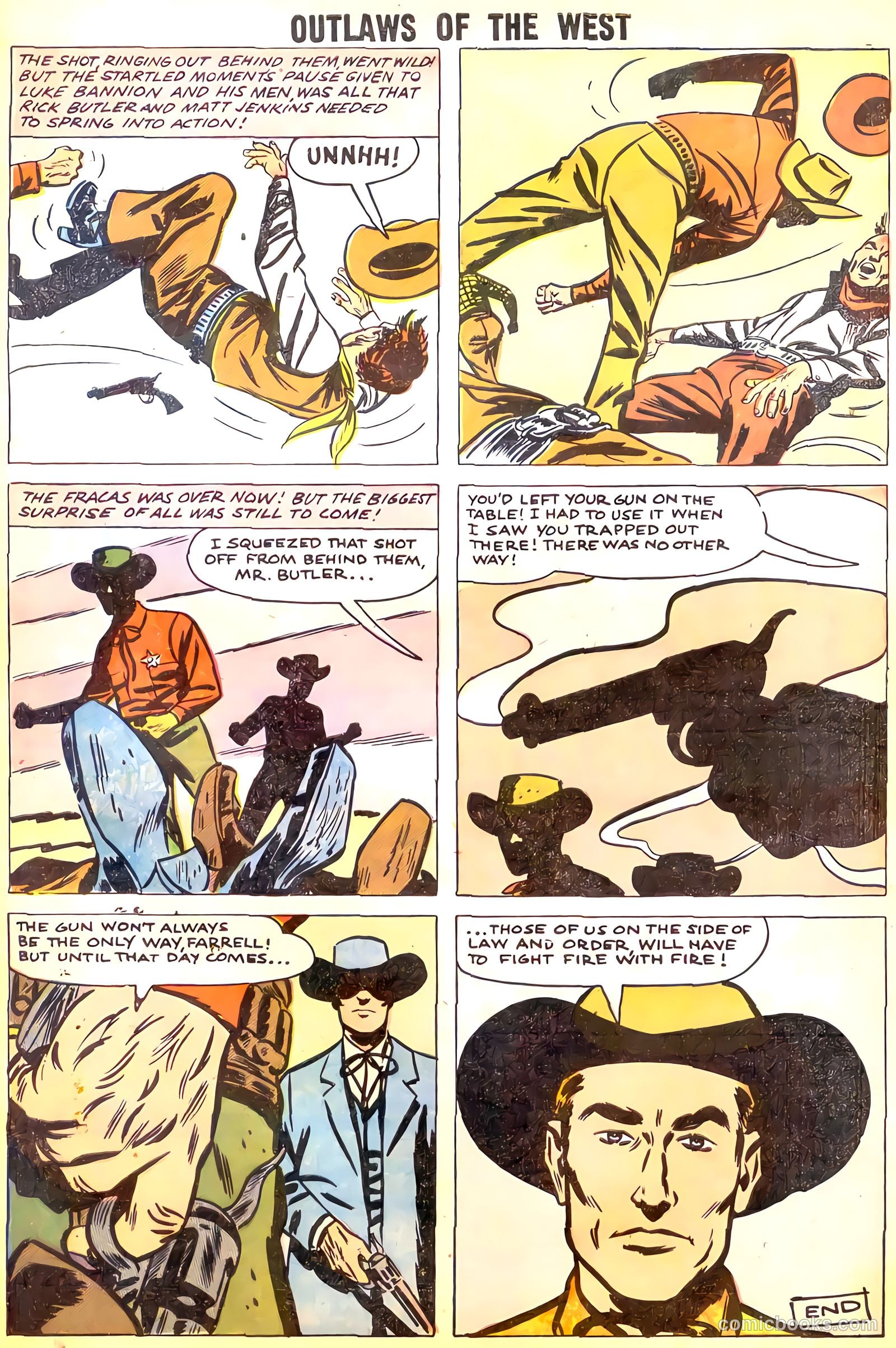 Outlaws of the West #15 — page 33 of 36