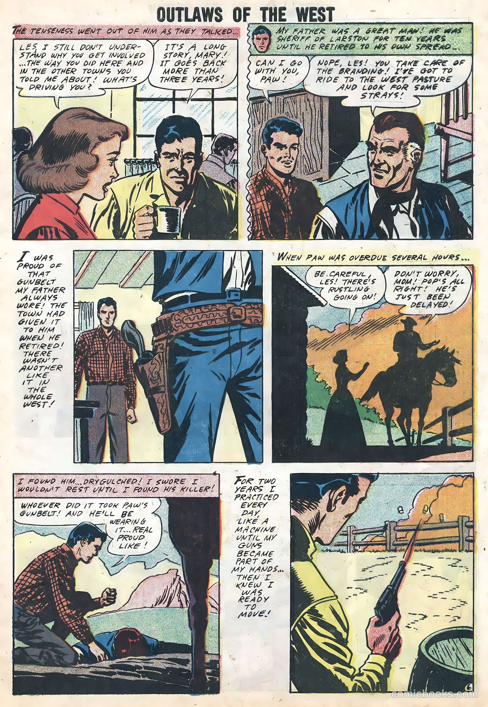 Outlaws of the West #16 — page 9 of 36