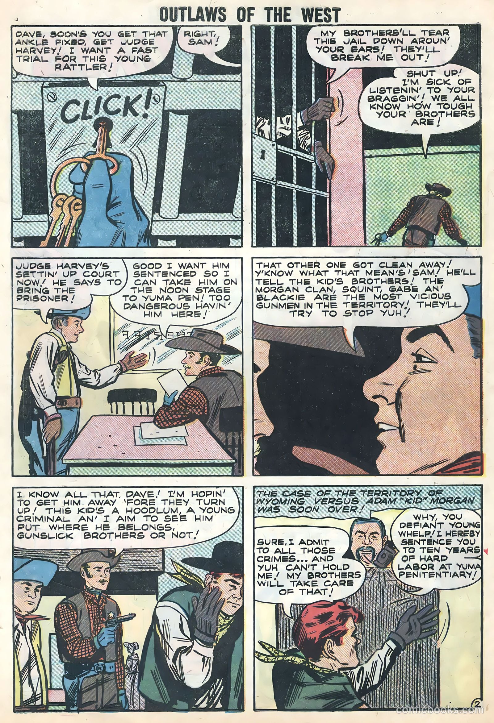 Outlaws of the West #16 — page 28 of 36