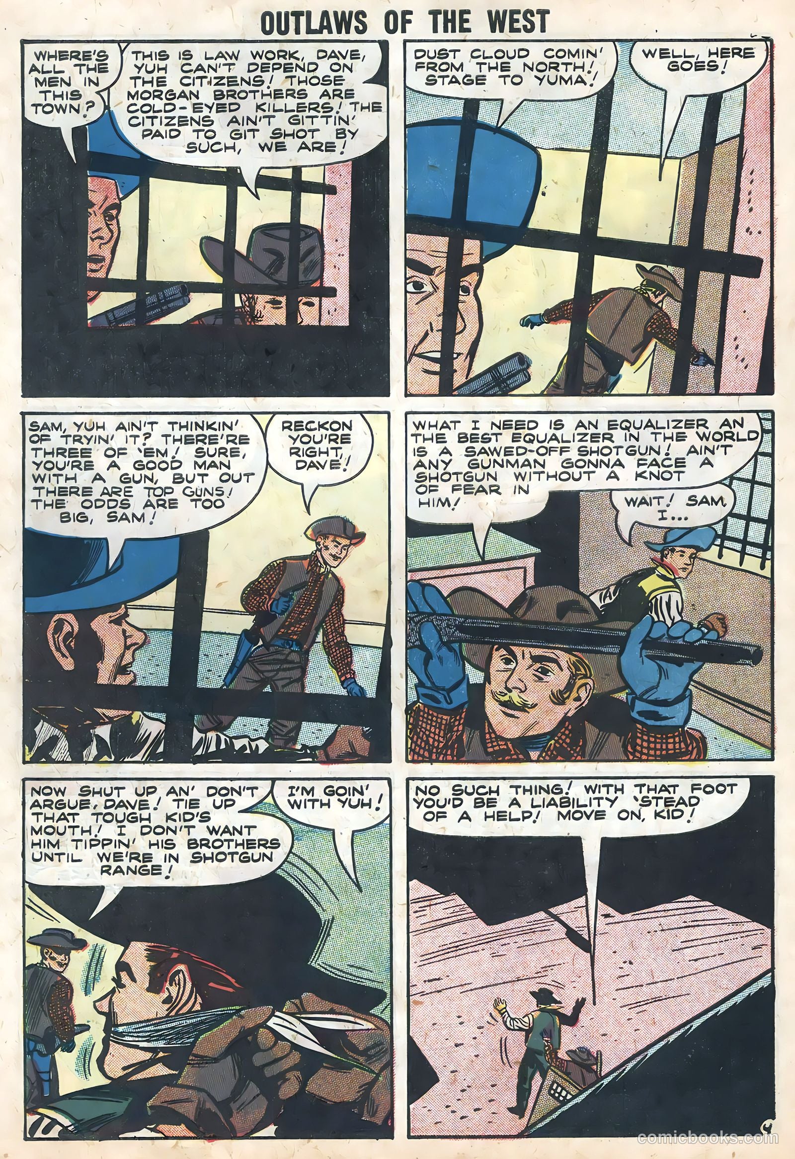 Outlaws of the West #16 — page 30 of 36