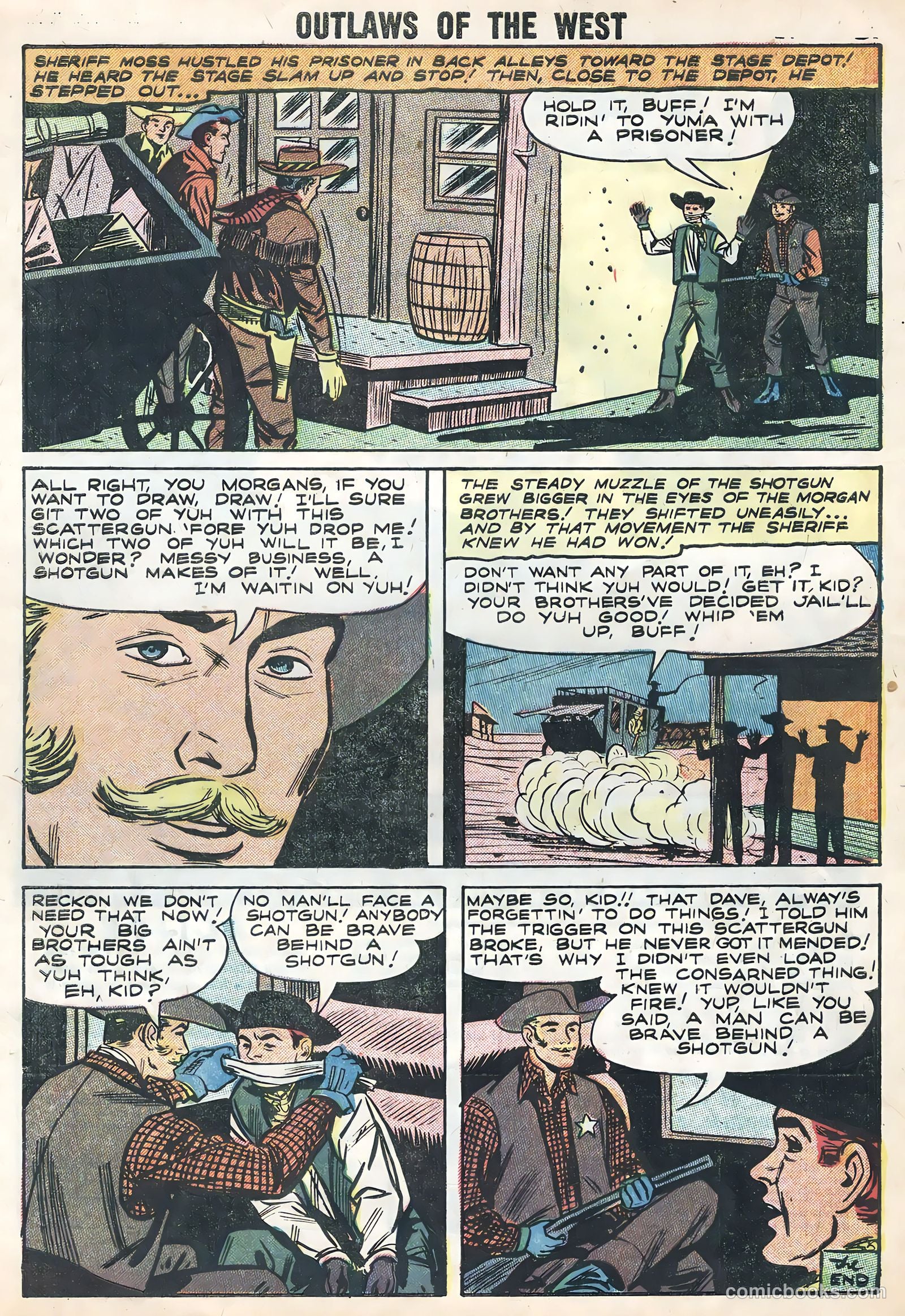 Outlaws of the West #16 — page 32 of 36