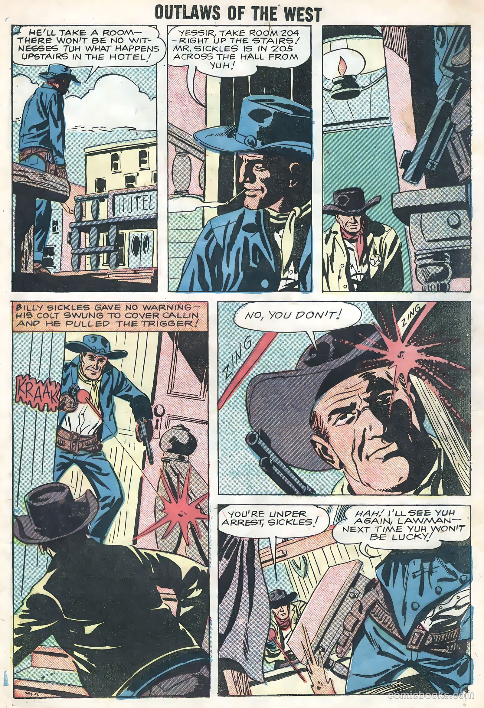 Outlaws of the West #17 — page 21 of 36