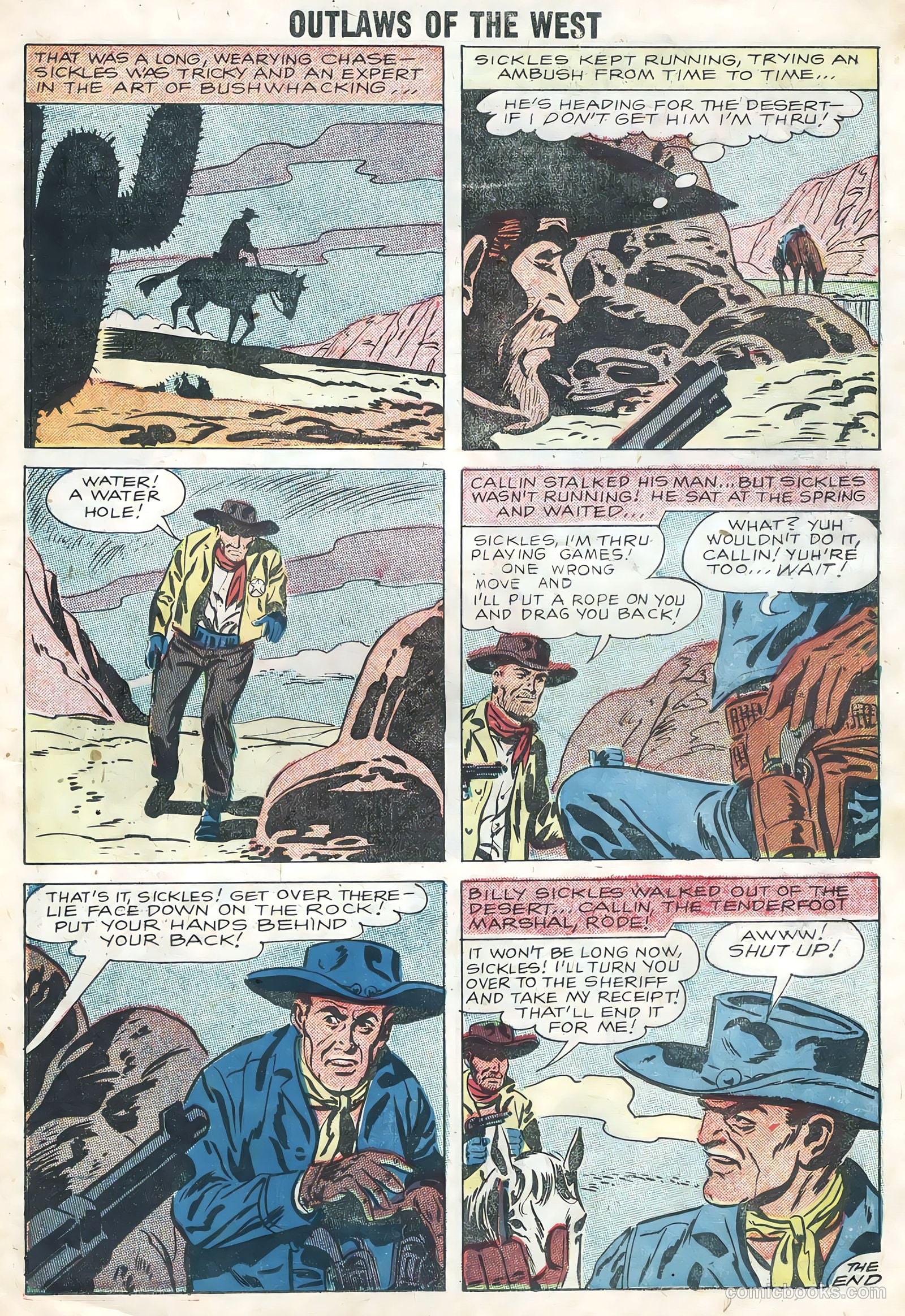 Outlaws of the West #17 — page 23 of 36