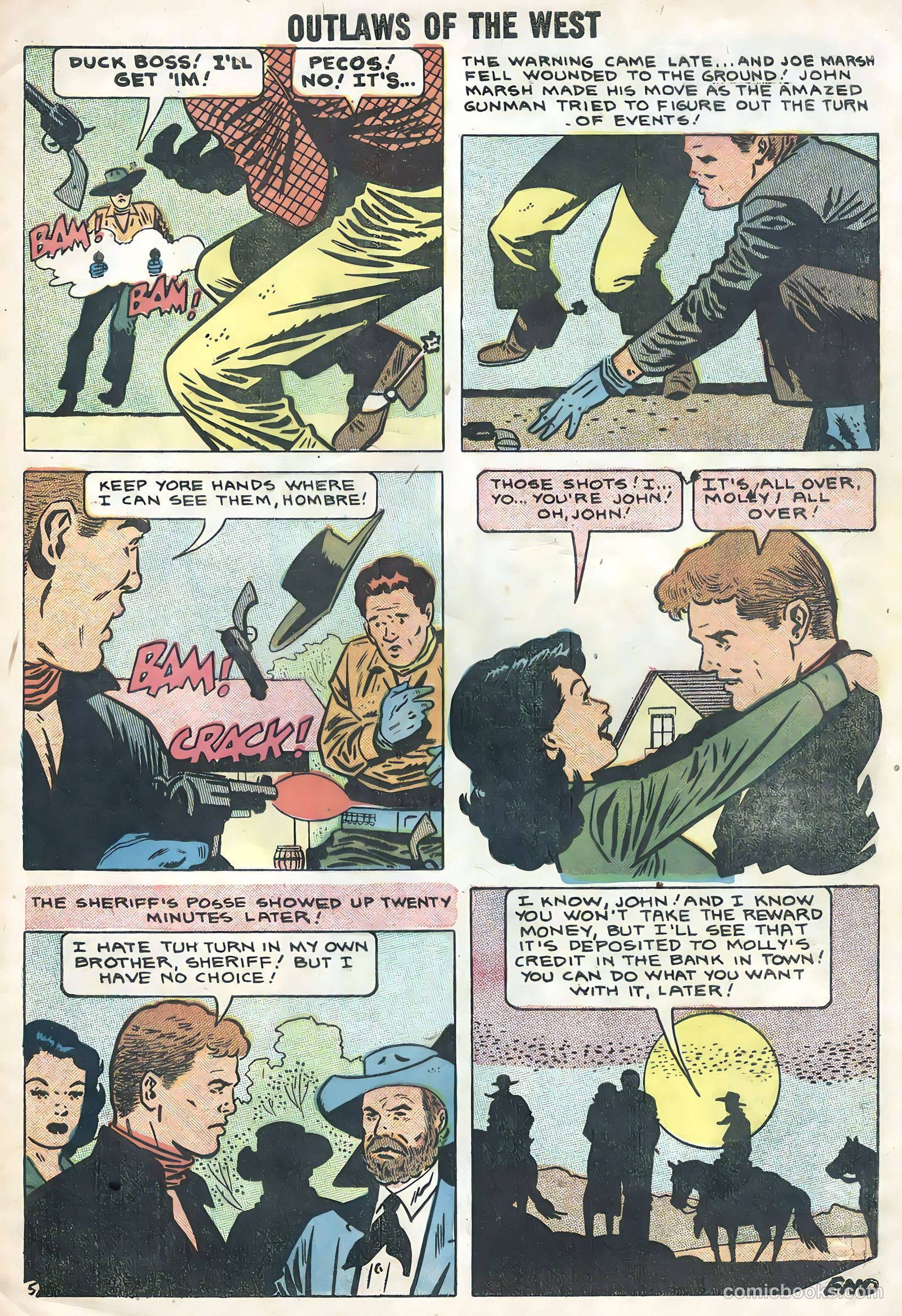 Outlaws of the West #17 — page 33 of 36