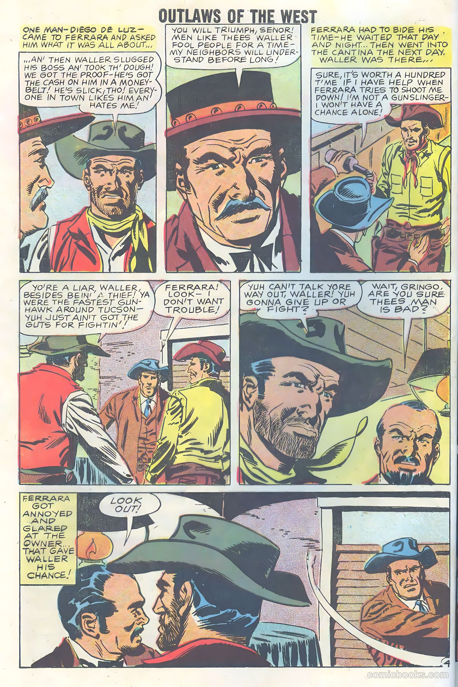 Outlaws of the West #18 — page 32 of 36
