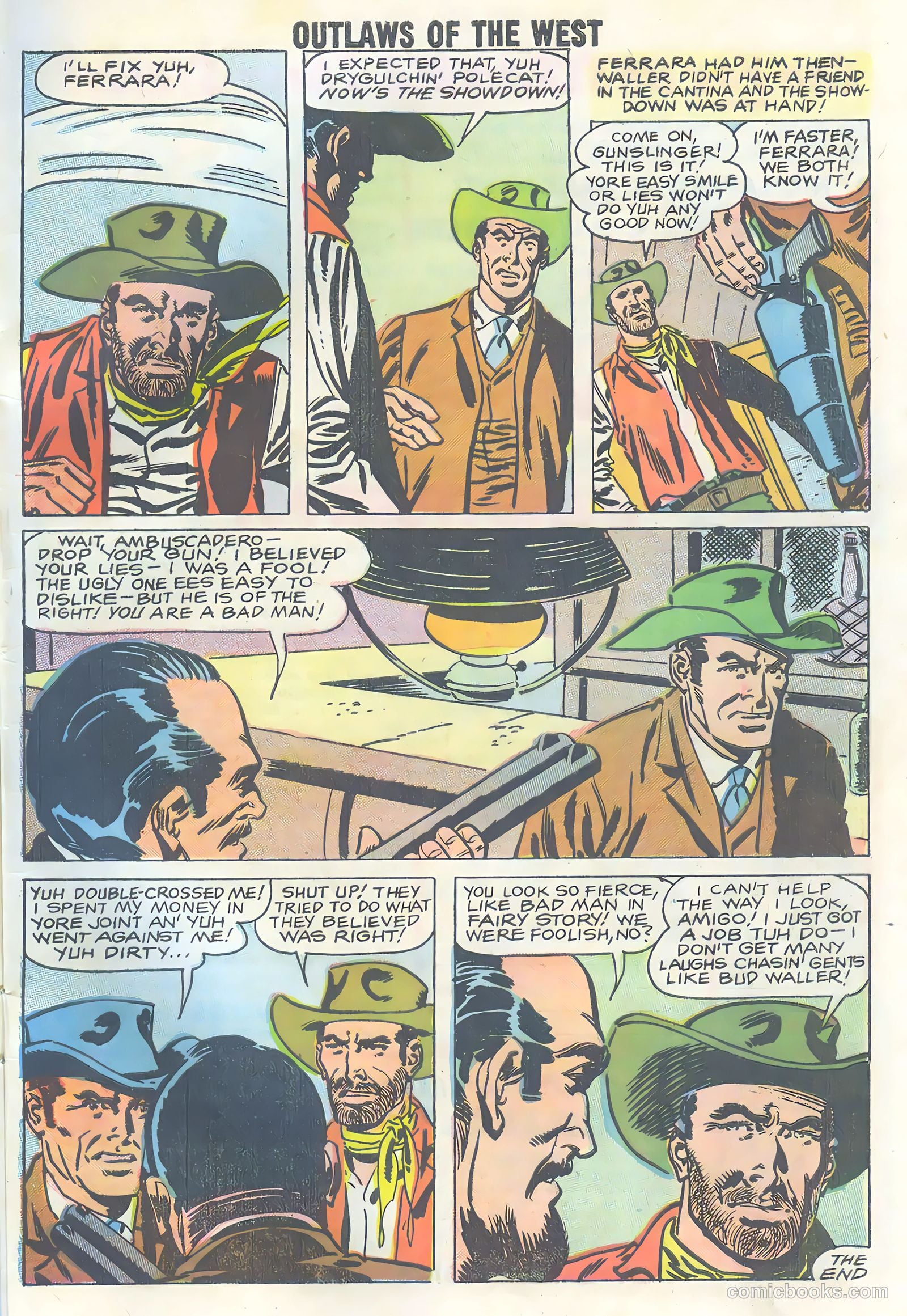 Outlaws of the West #18 — page 33 of 36
