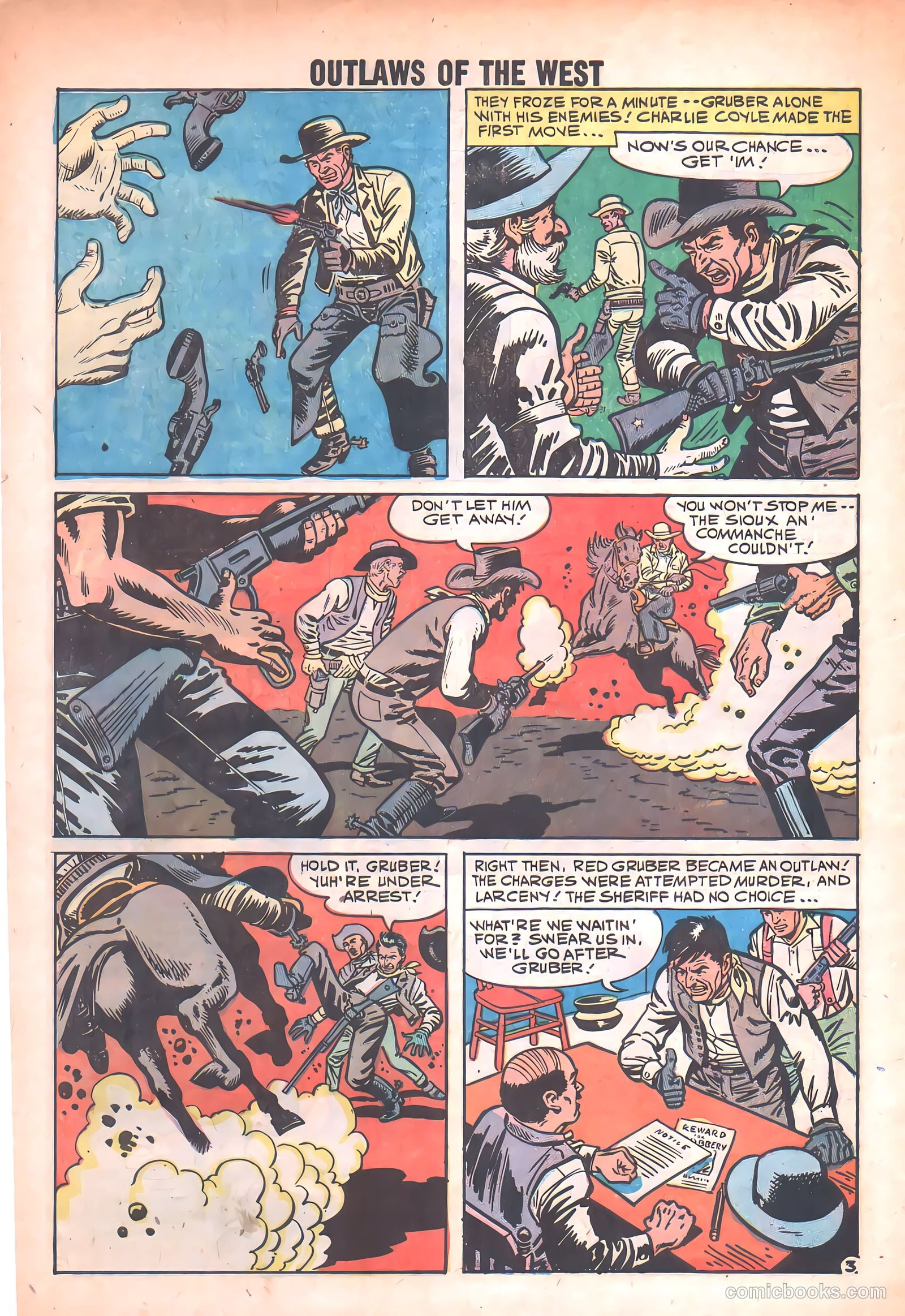 Outlaws of the West #19 — page 30 of 36